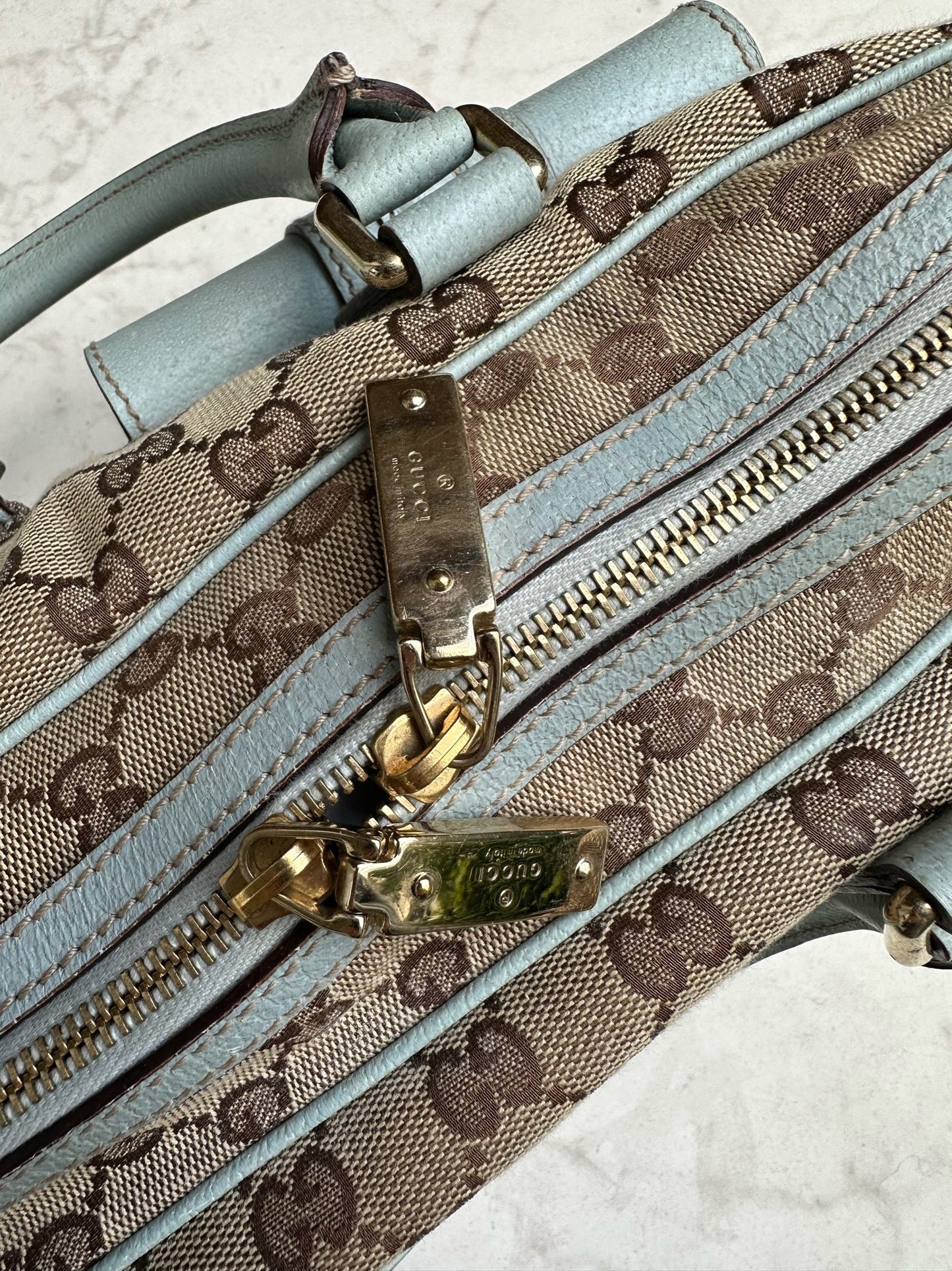 Vintage monogram canvas bag