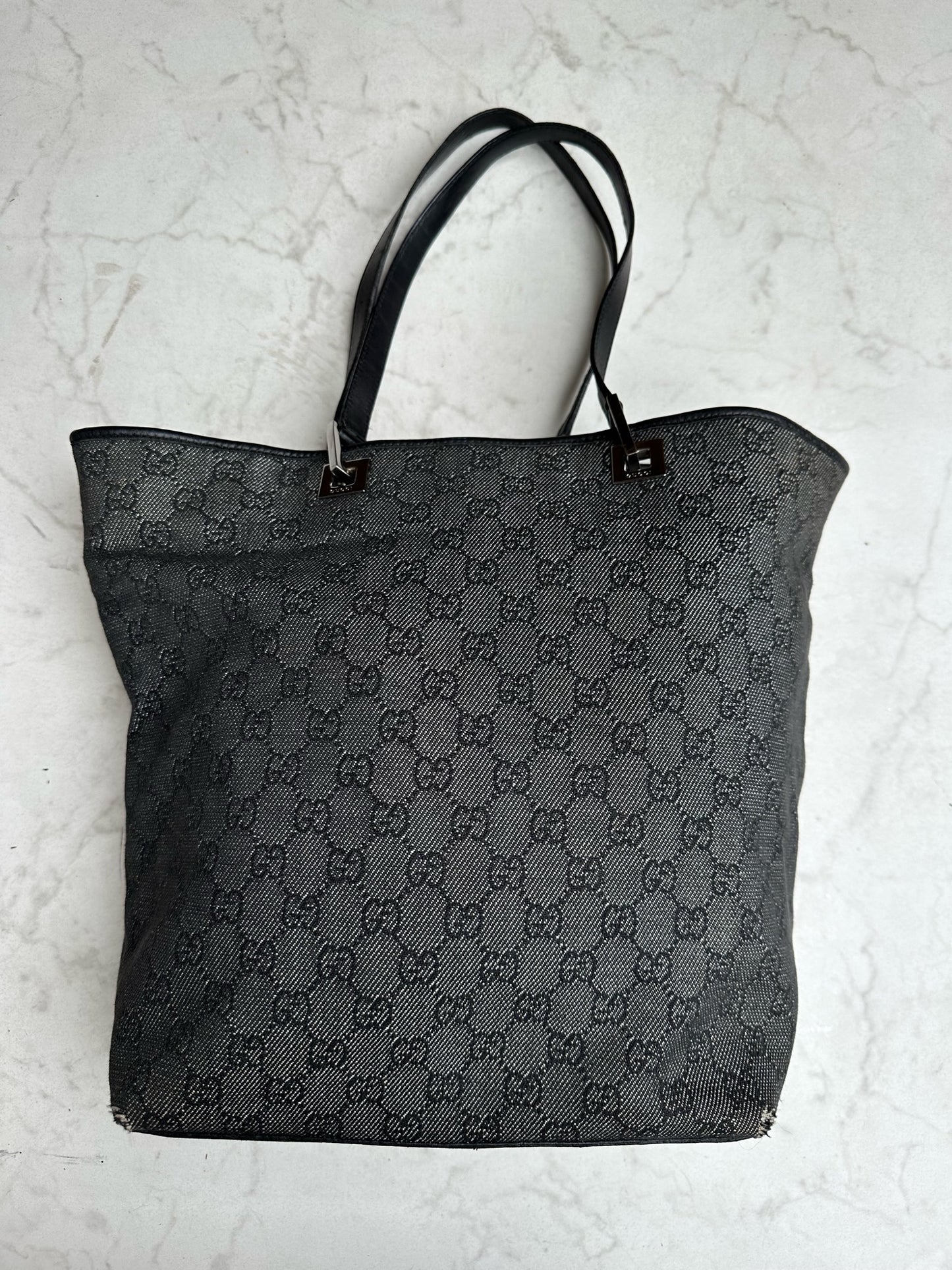 Grey canvas bag