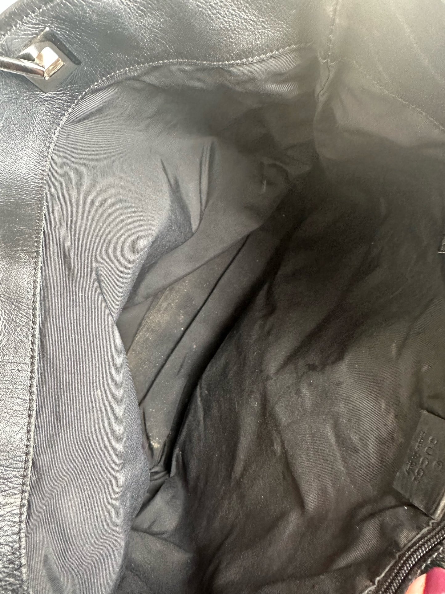 Grey canvas bag