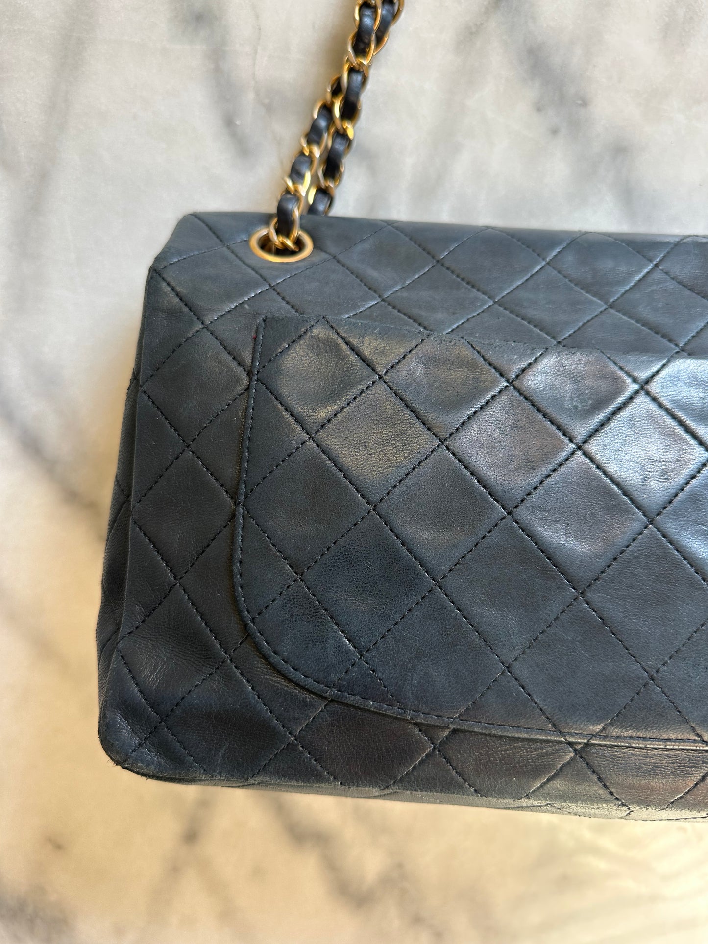 Chanel medium Classic double flap bag black