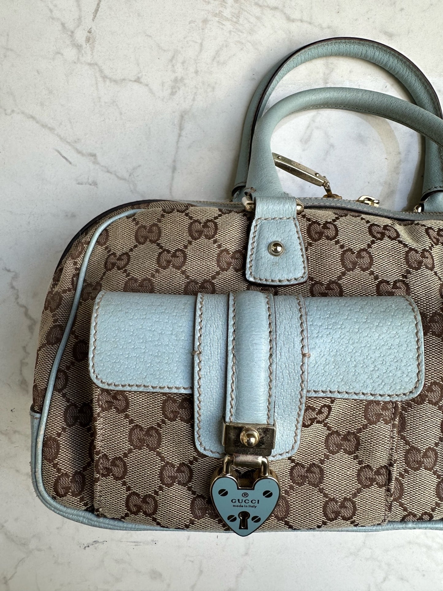 Vintage monogram canvas bag