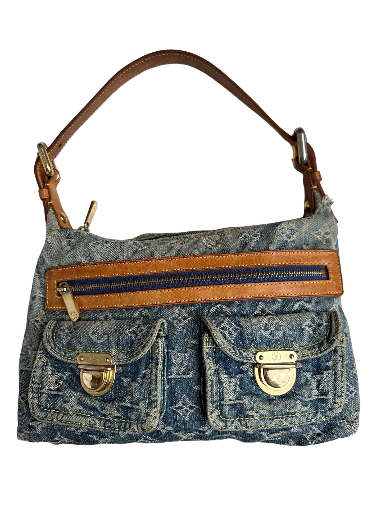 Baggy in blue denim canvas