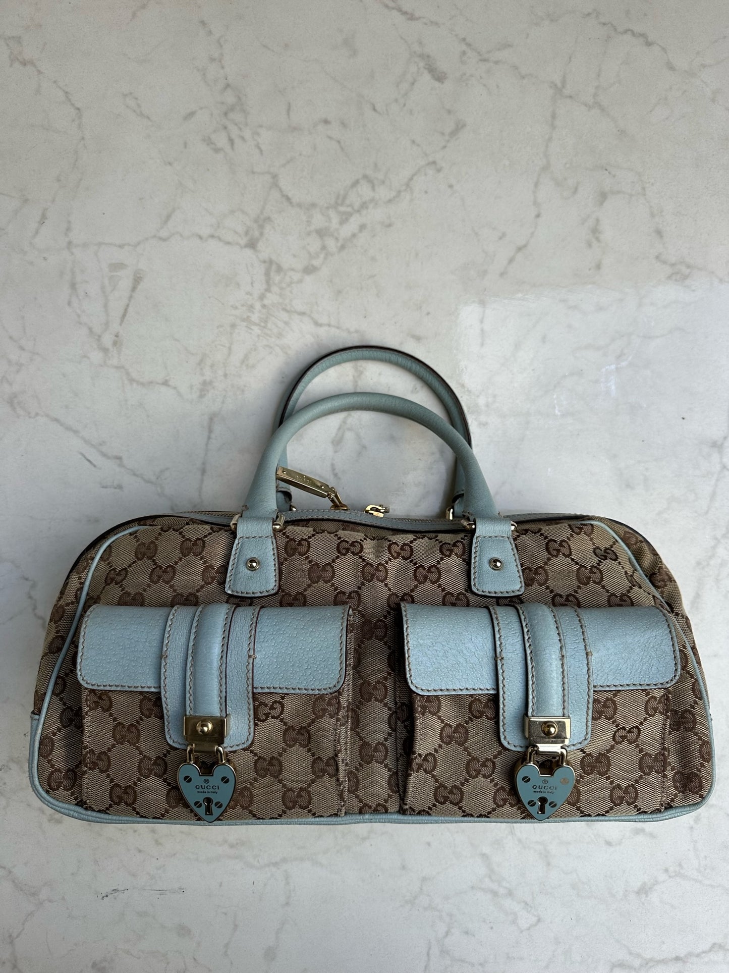 Vintage monogram canvas bag