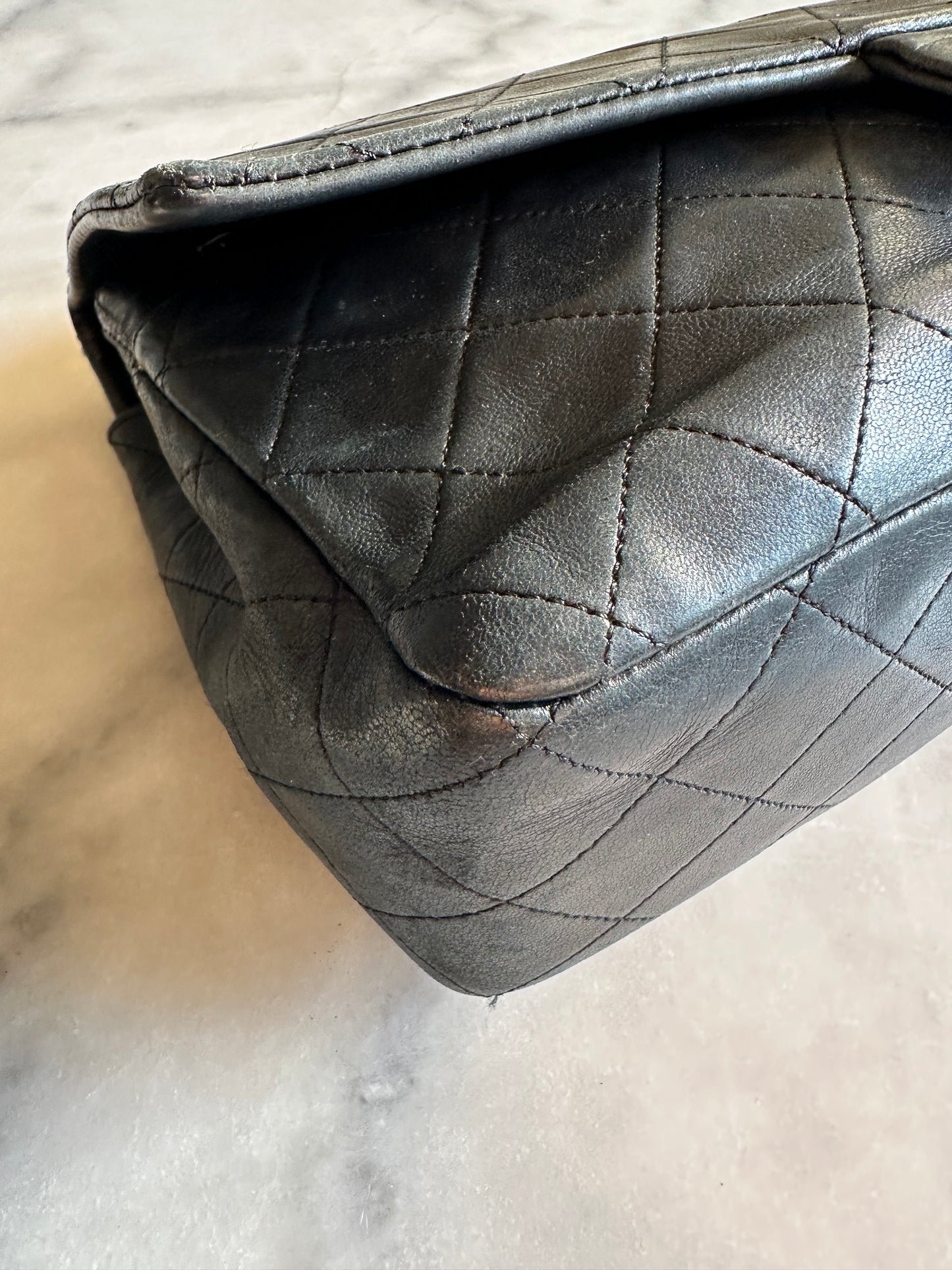 Chanel medium Classic double flap bag black