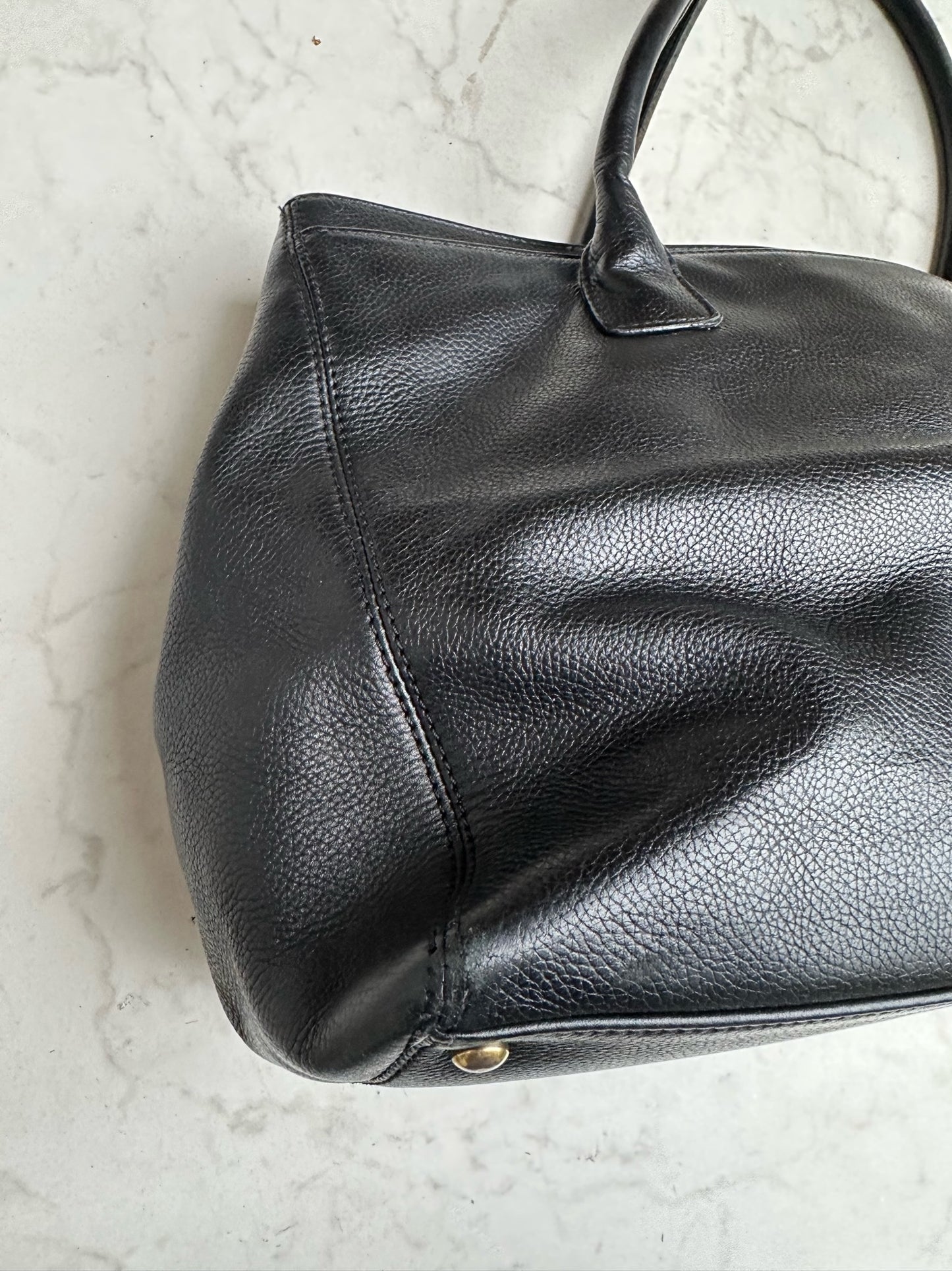 Leather handbag