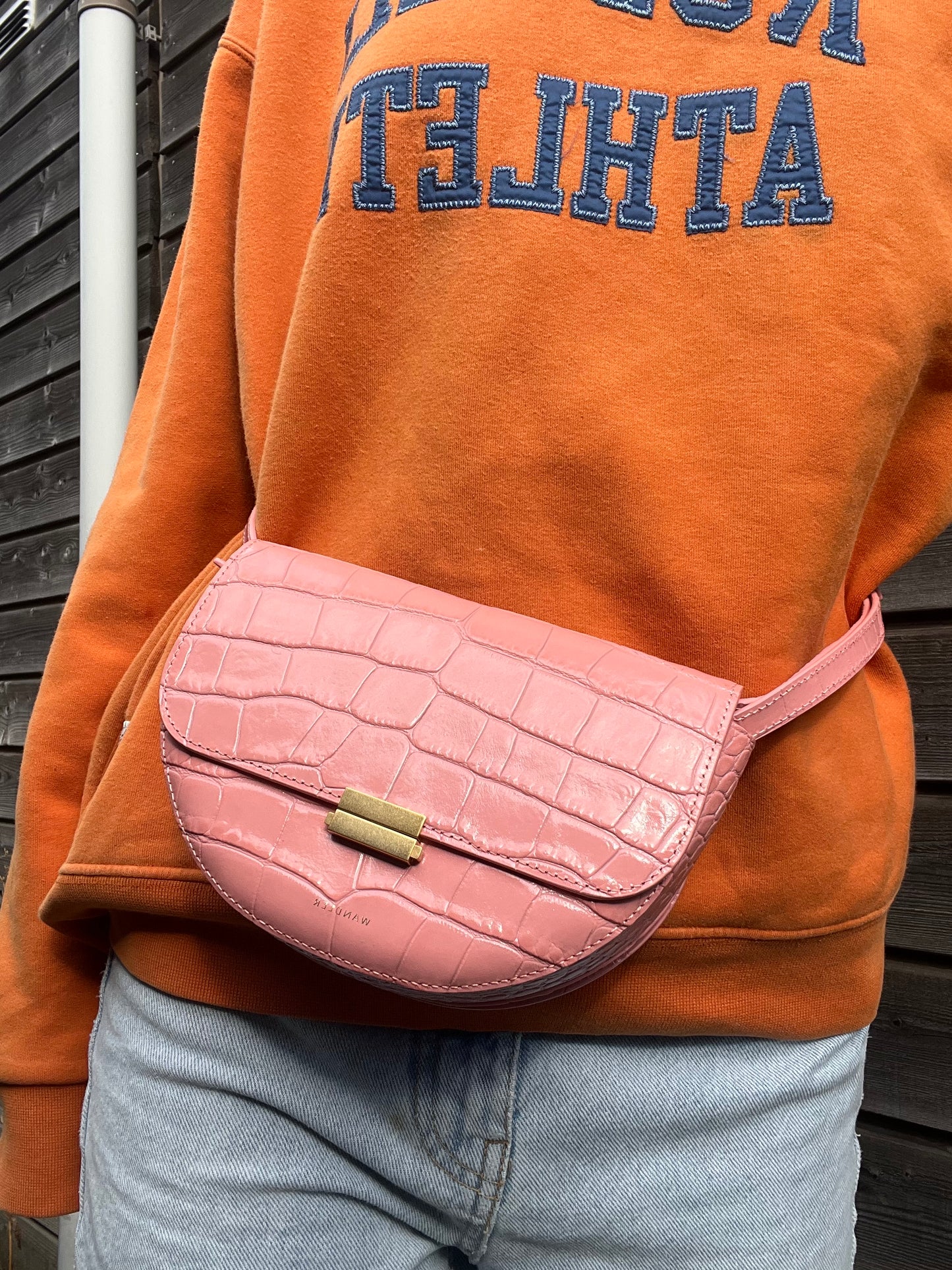 Leather handbag