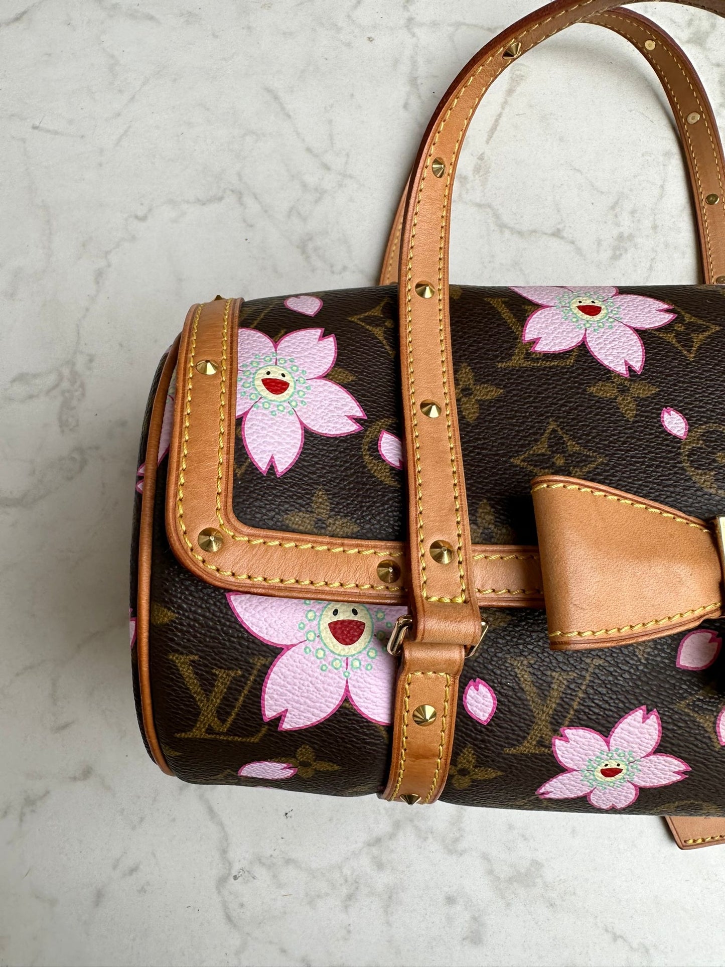 Takashi Murakami cherry blossom papillon bag