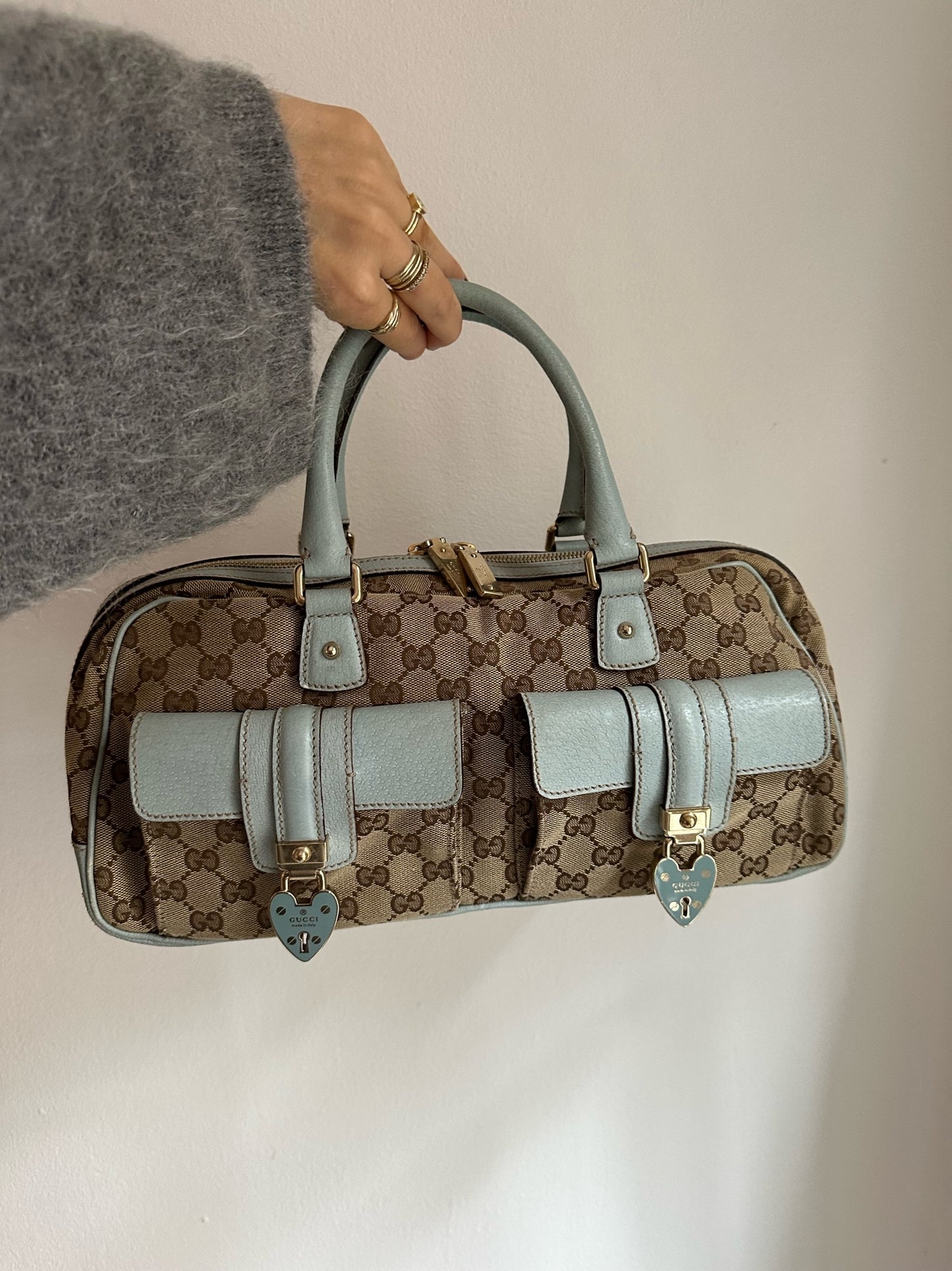 Vintage monogram canvas bag