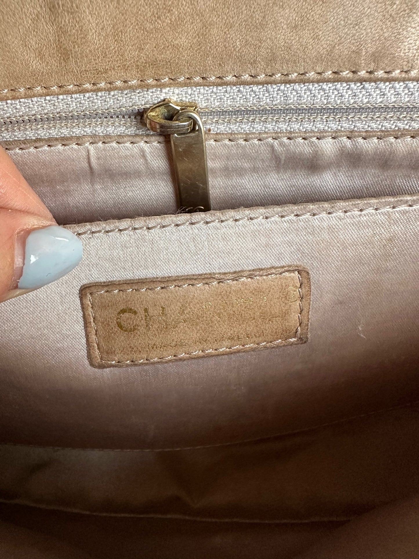 Denim canvas bag