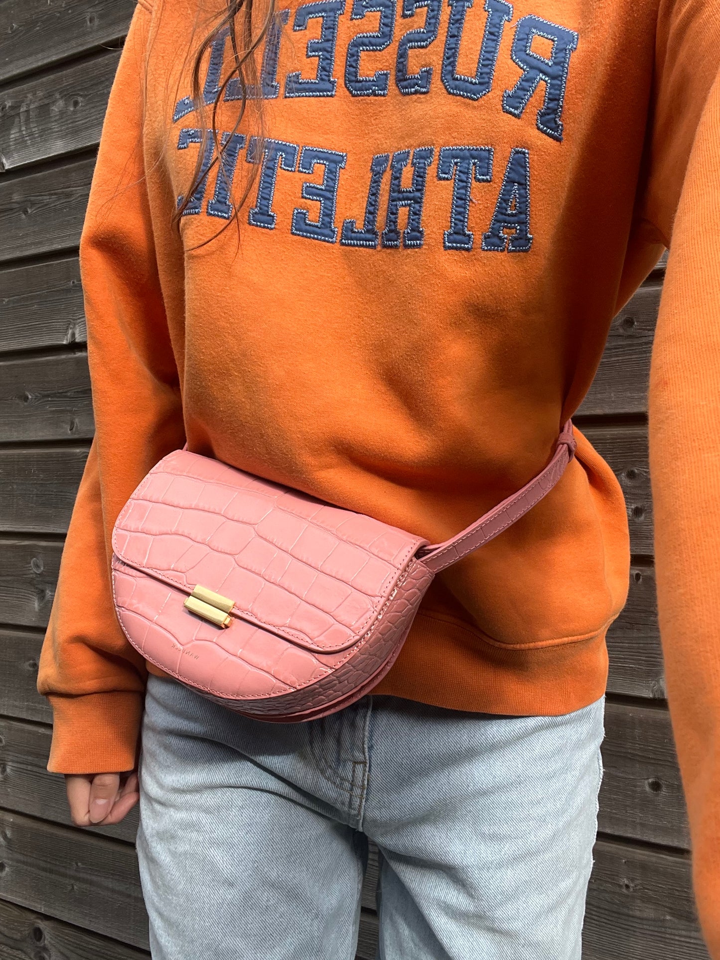 Leather handbag