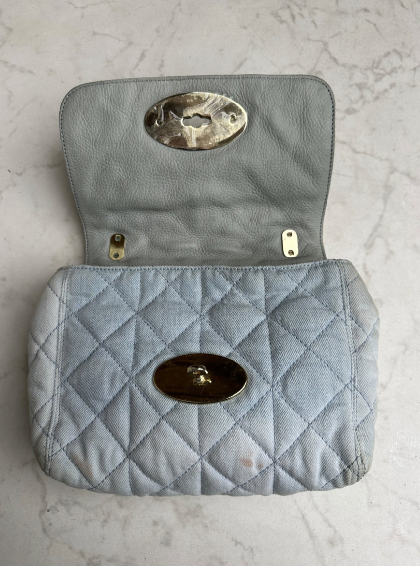 Lily bag in blue denim