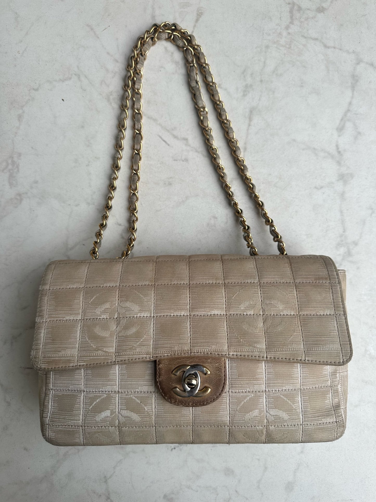 Denim canvas bag