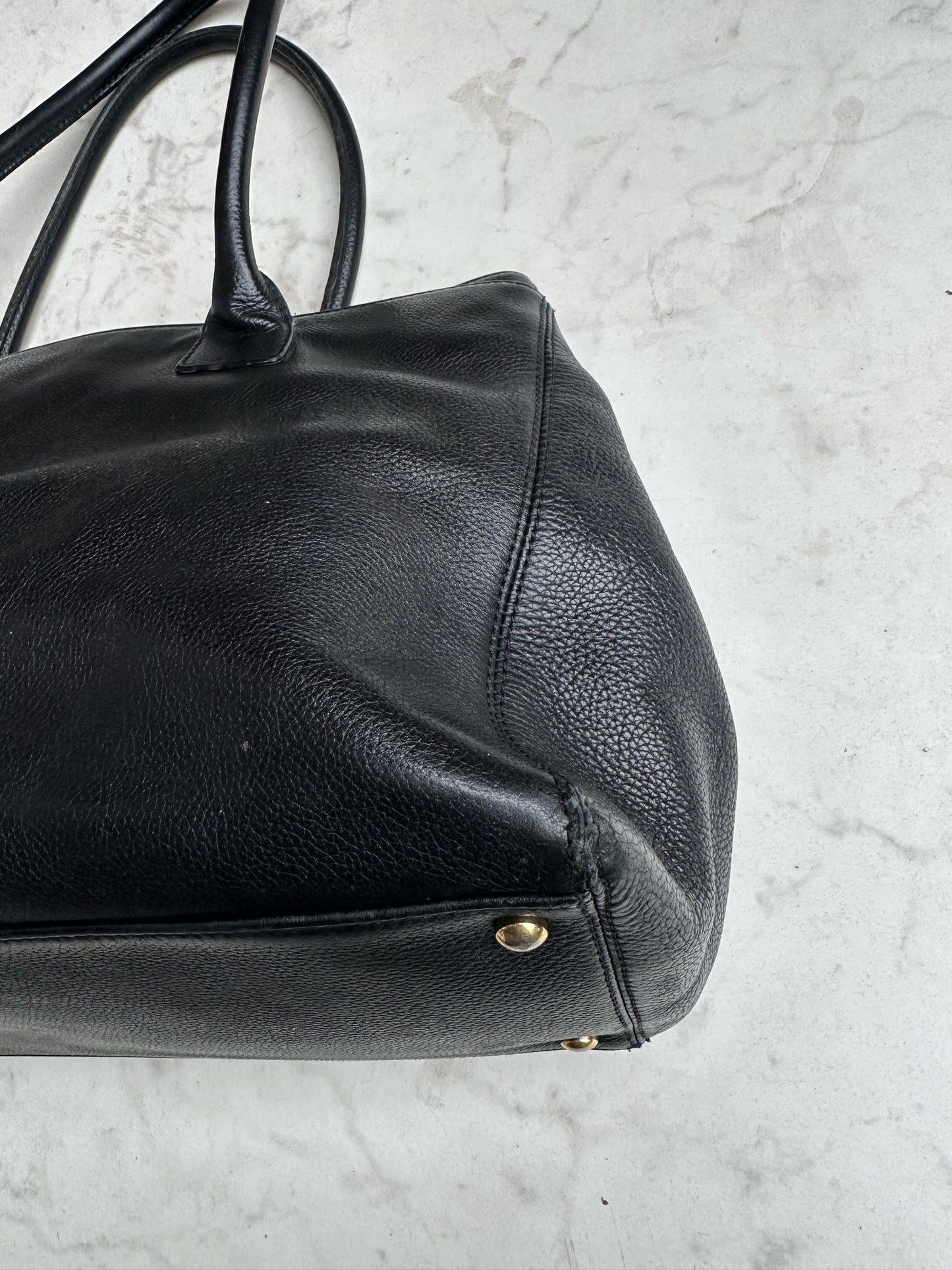 Leather handbag