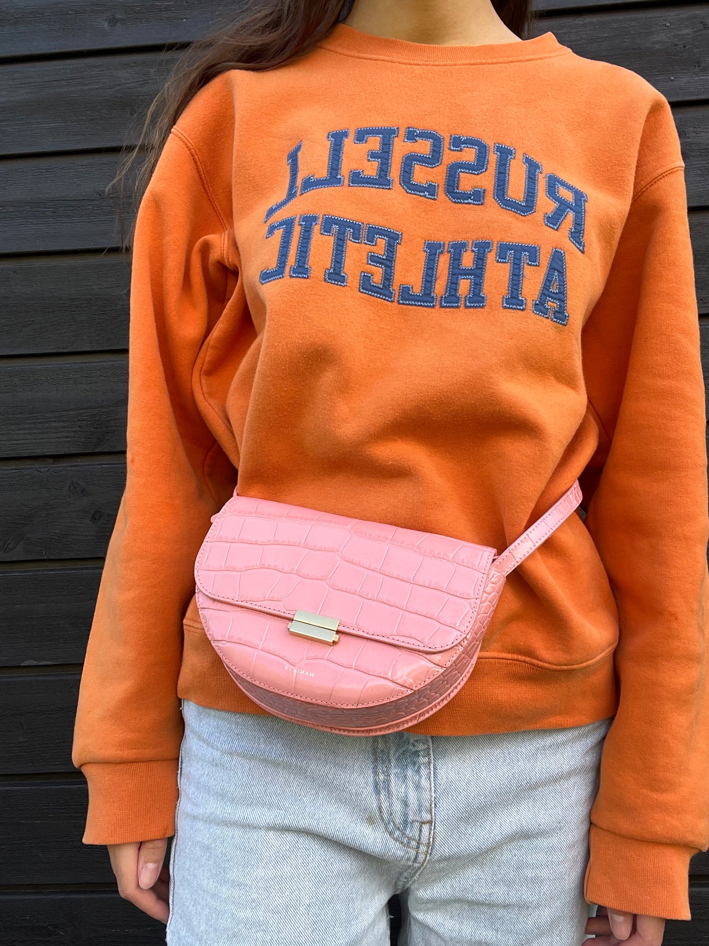 Leather handbag