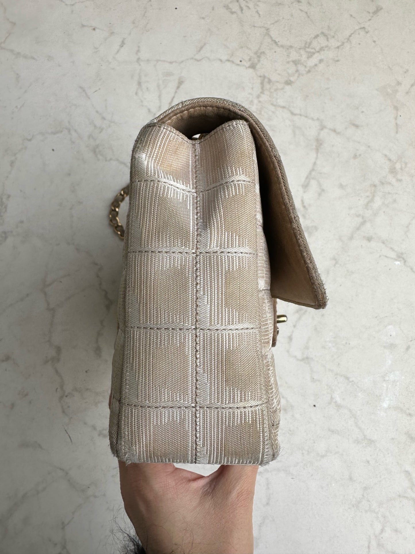 Denim canvas bag
