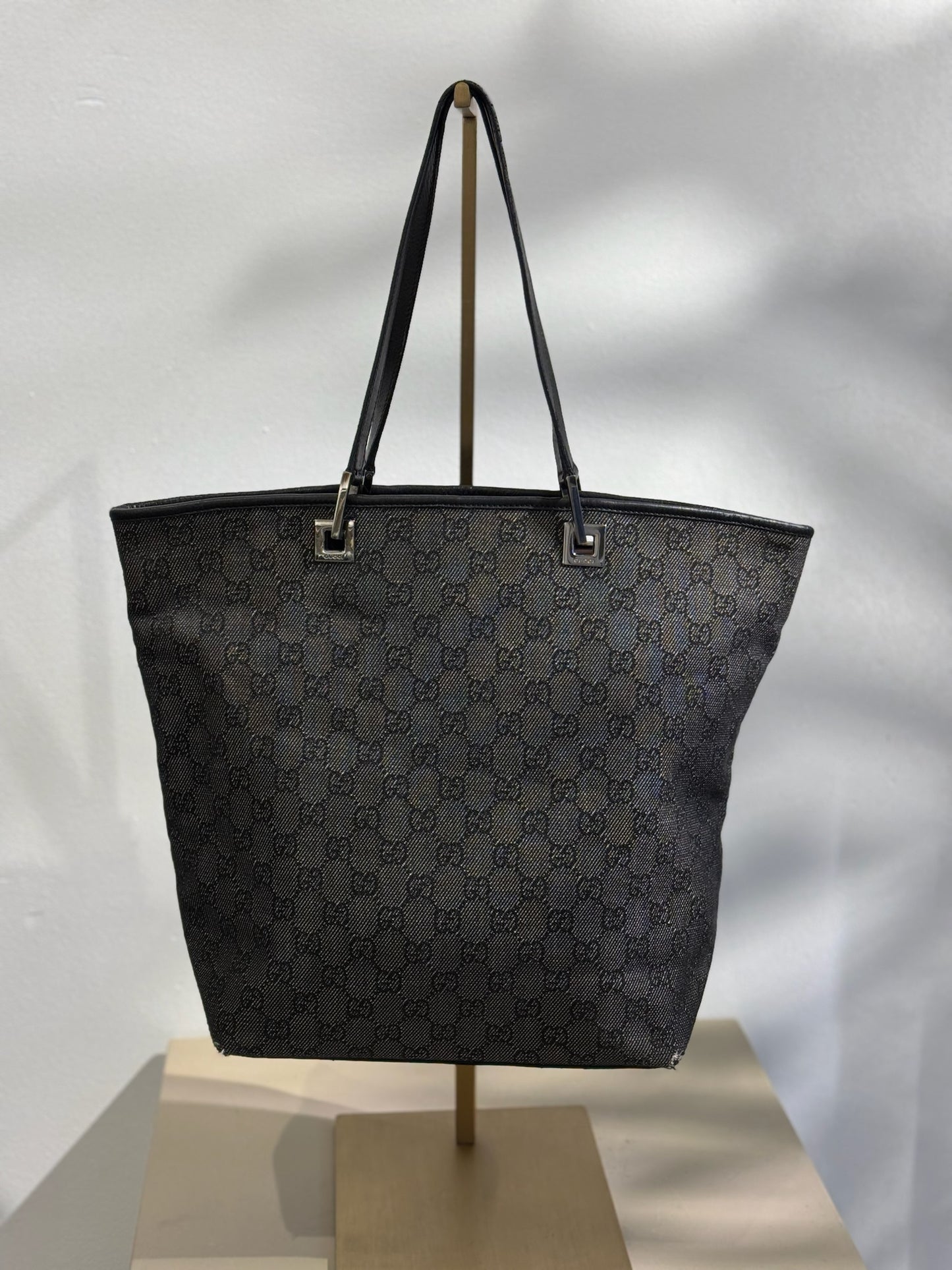 Grey canvas bag