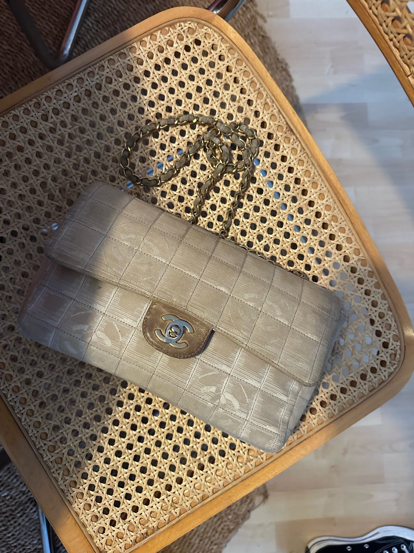 Denim canvas bag