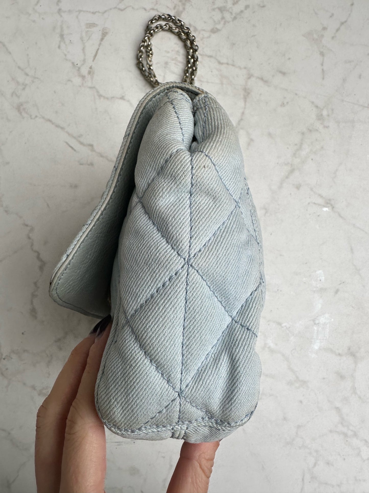 Lily bag in blue denim