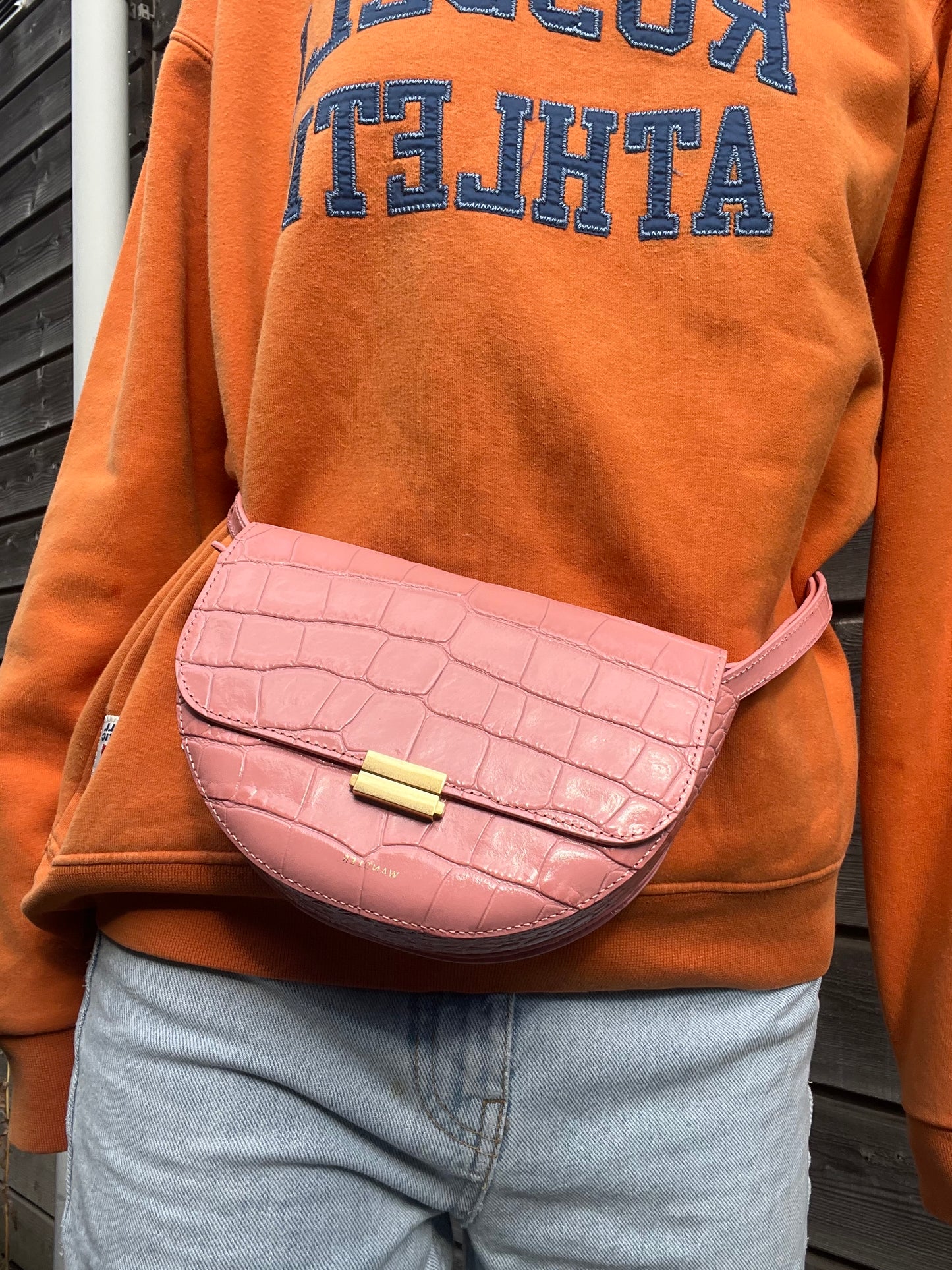 Leather handbag