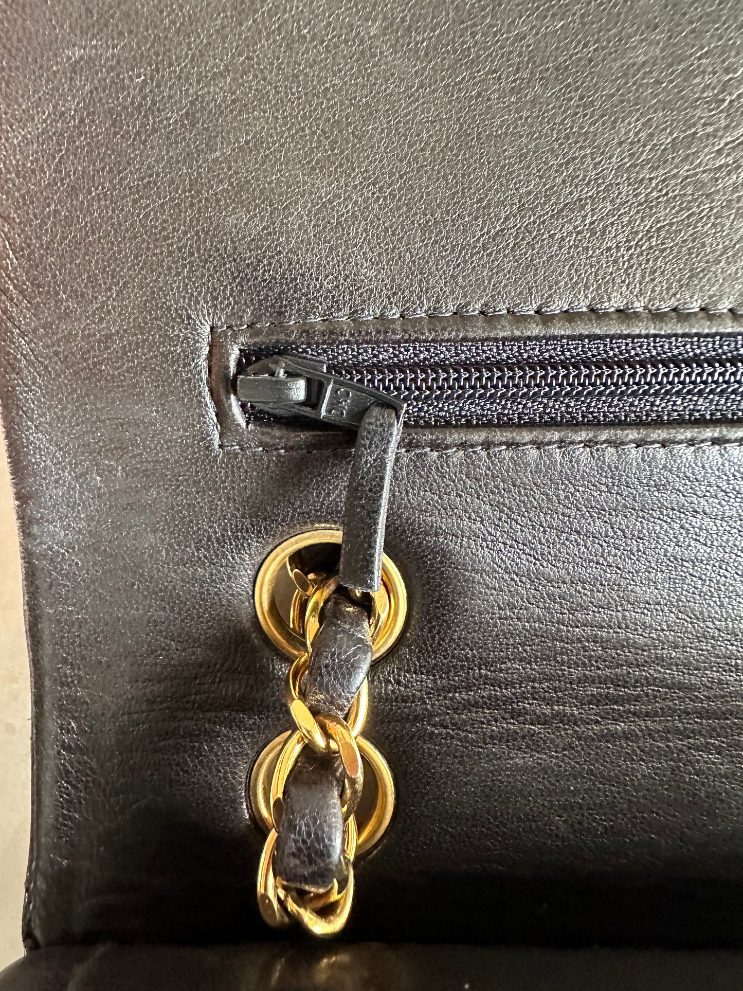 Chanel medium Classic double flap bag black