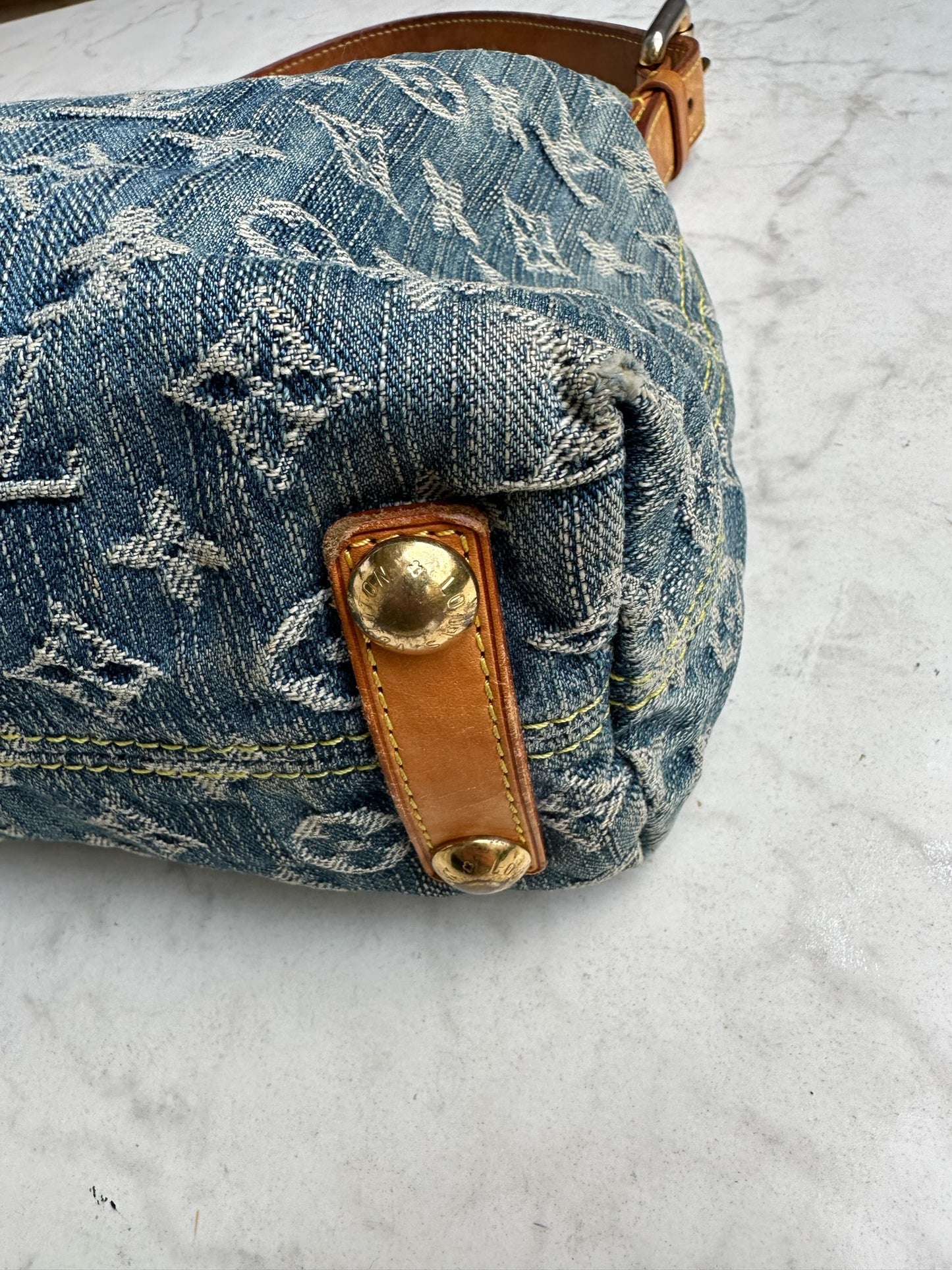 Baggy in blue denim canvas