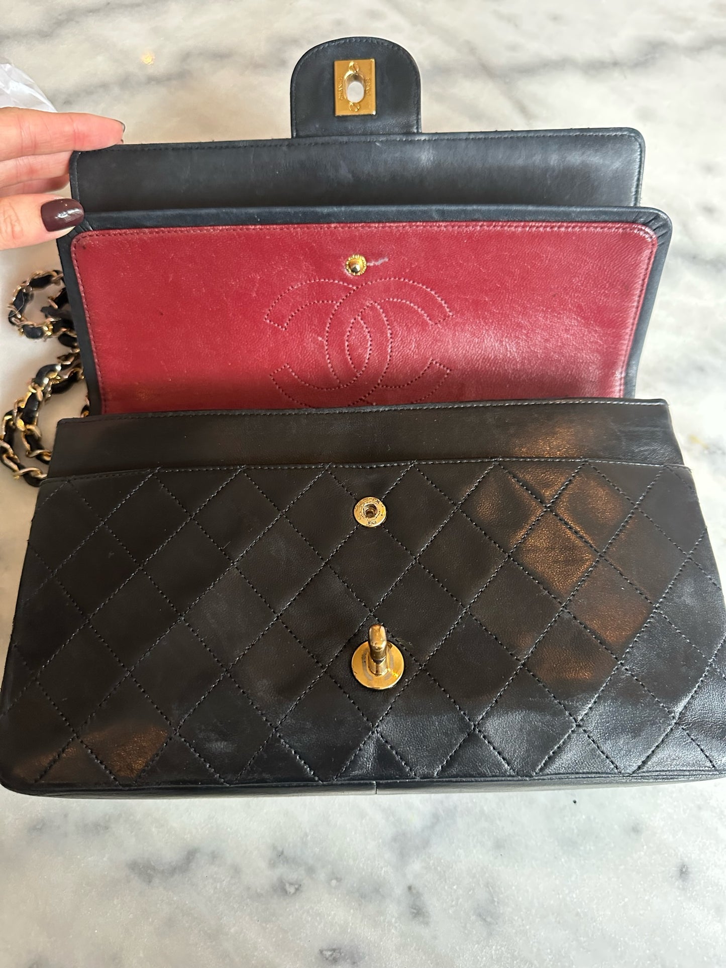 Classic double flap