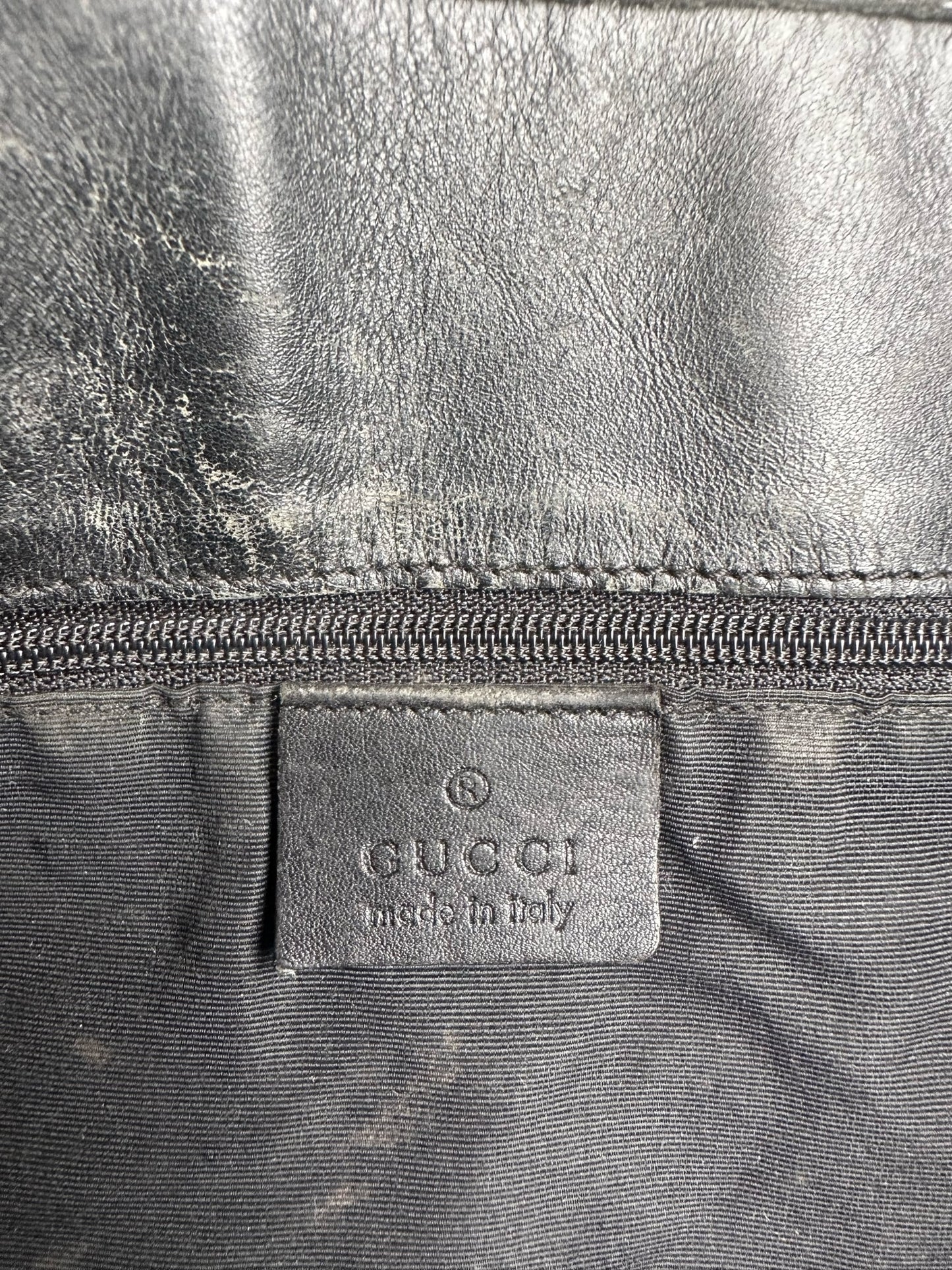 Grey canvas bag