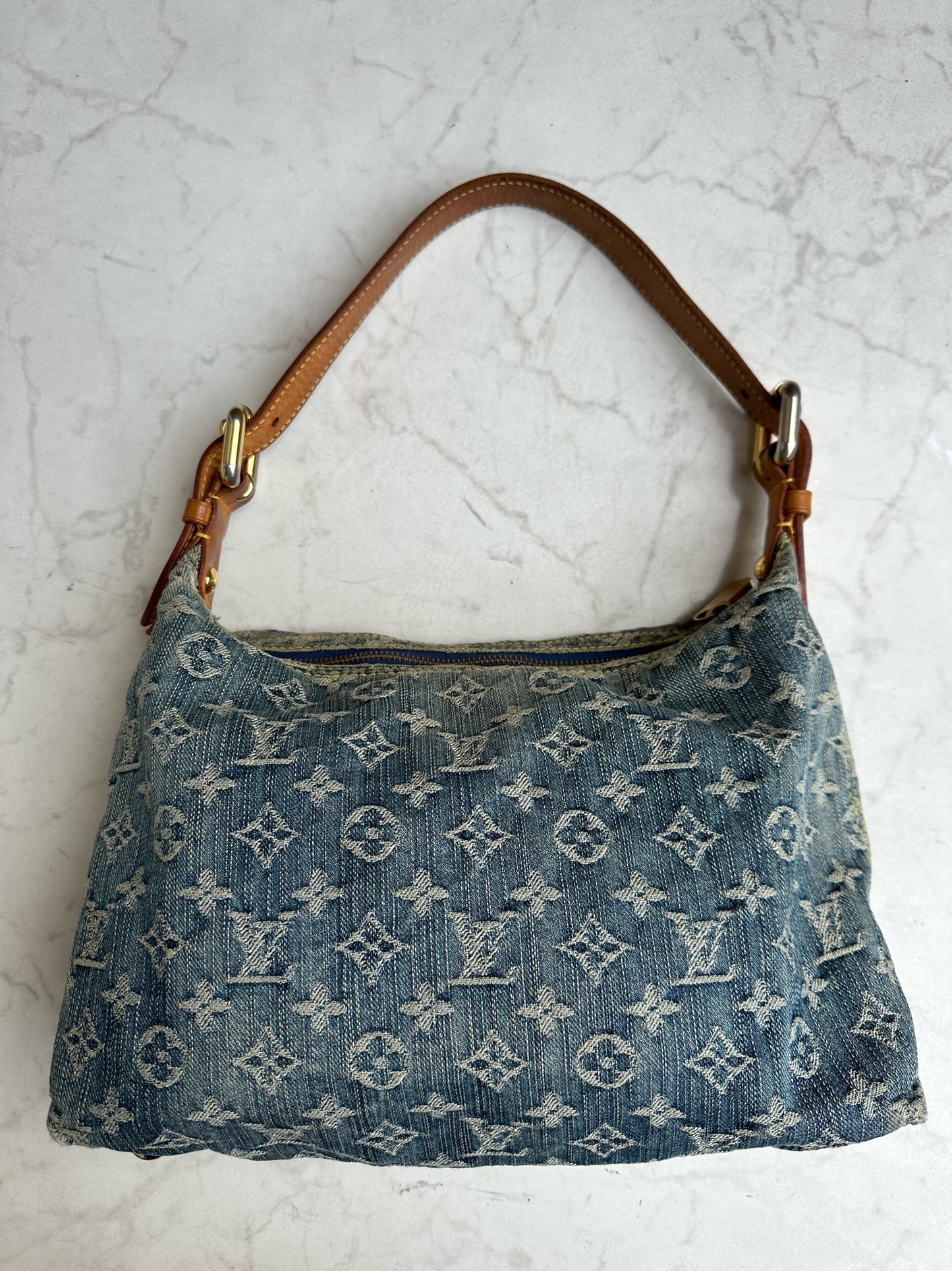 Baggy in blue denim canvas