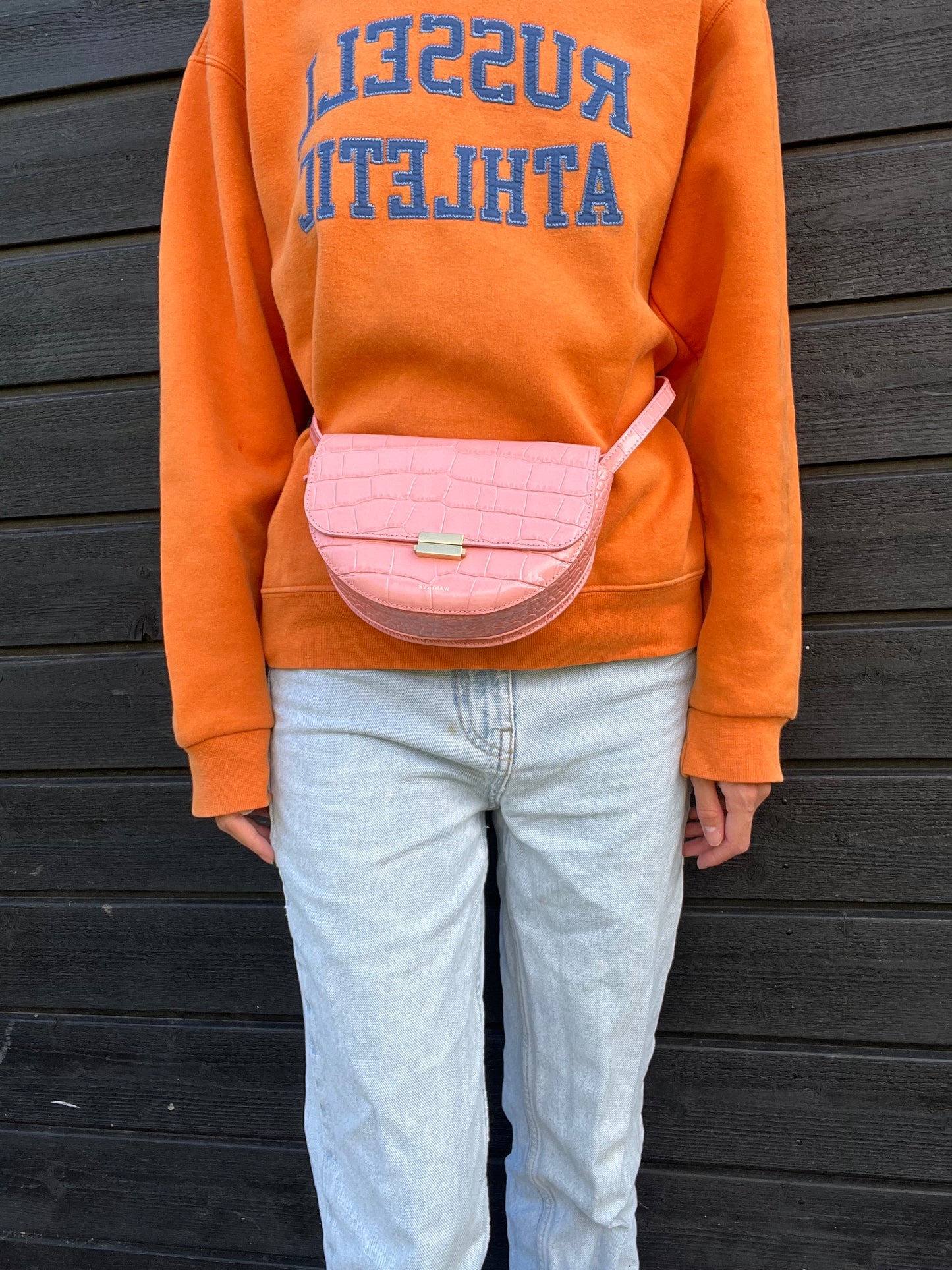 Leather handbag