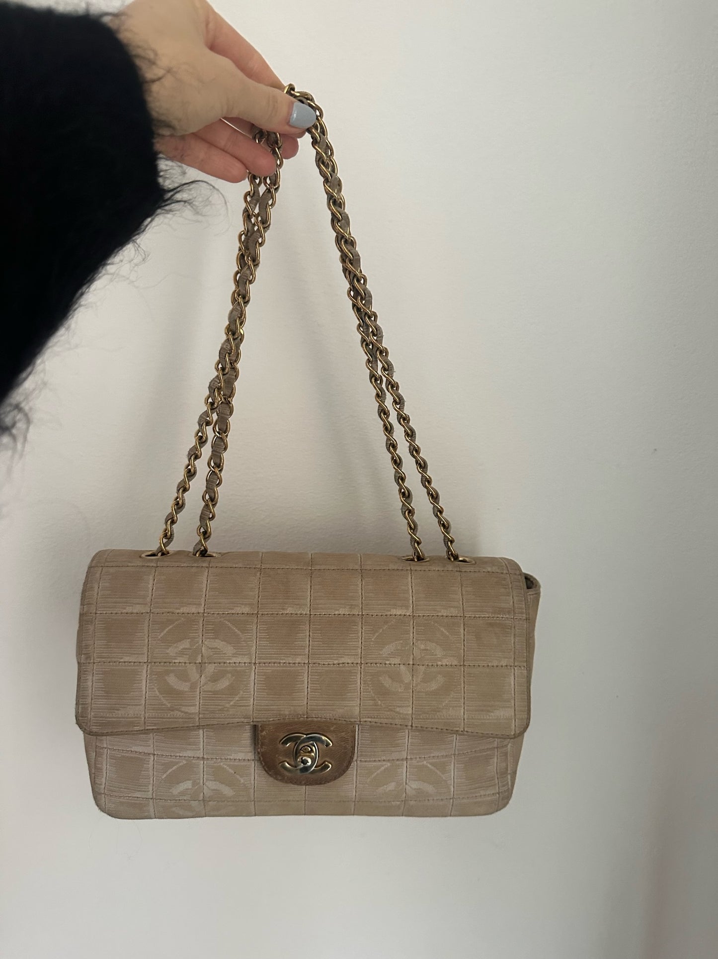 Denim canvas bag