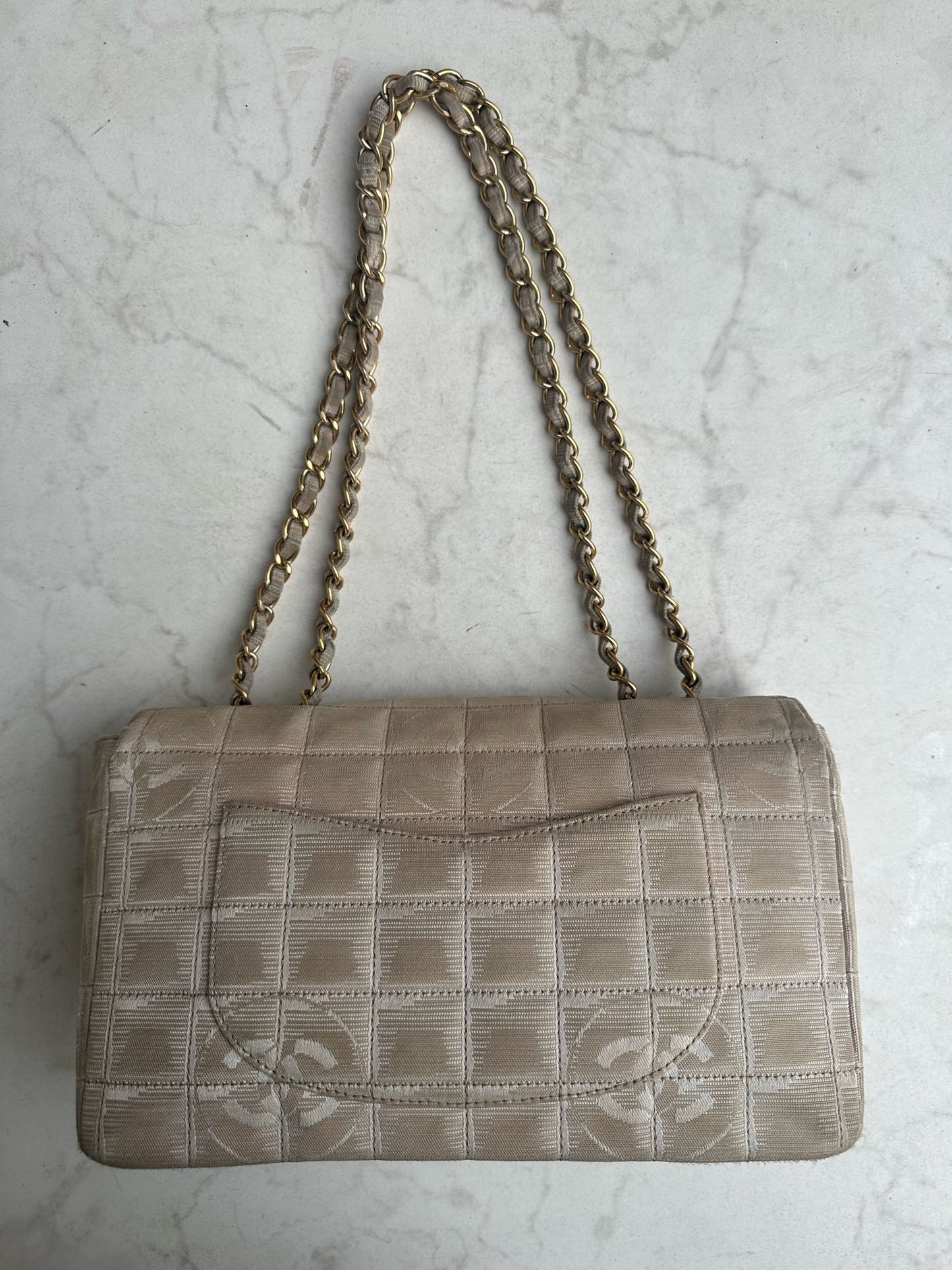 Denim canvas bag