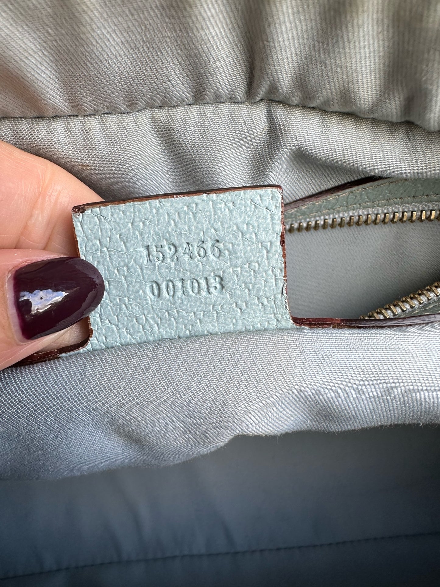 Vintage monogram canvas bag
