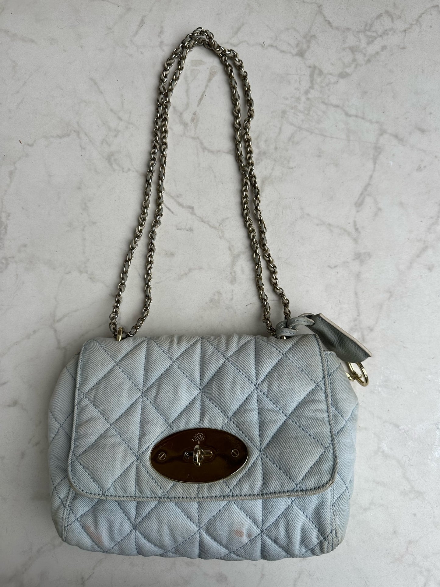 Lily bag in blue denim