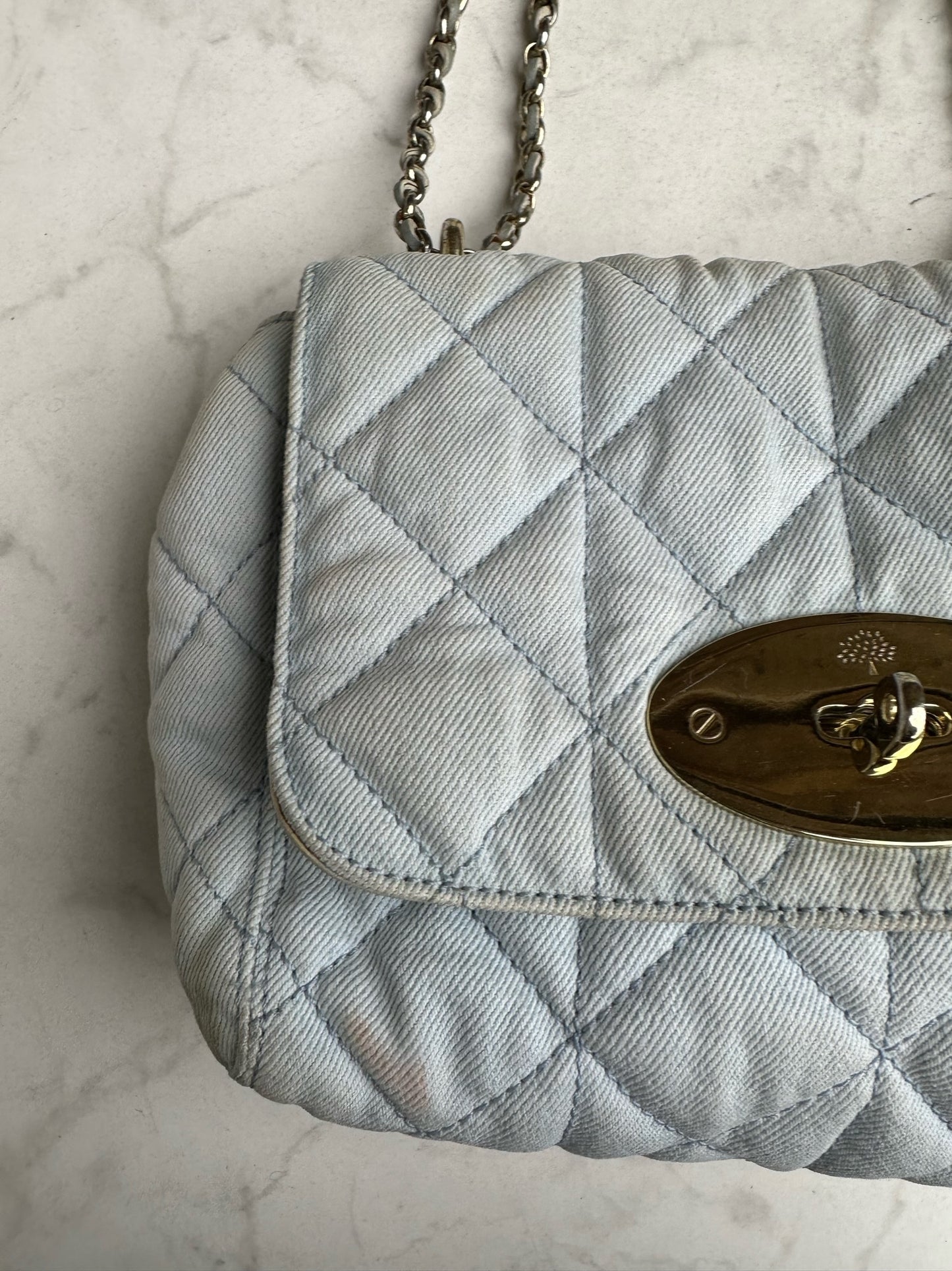 Lily bag in blue denim