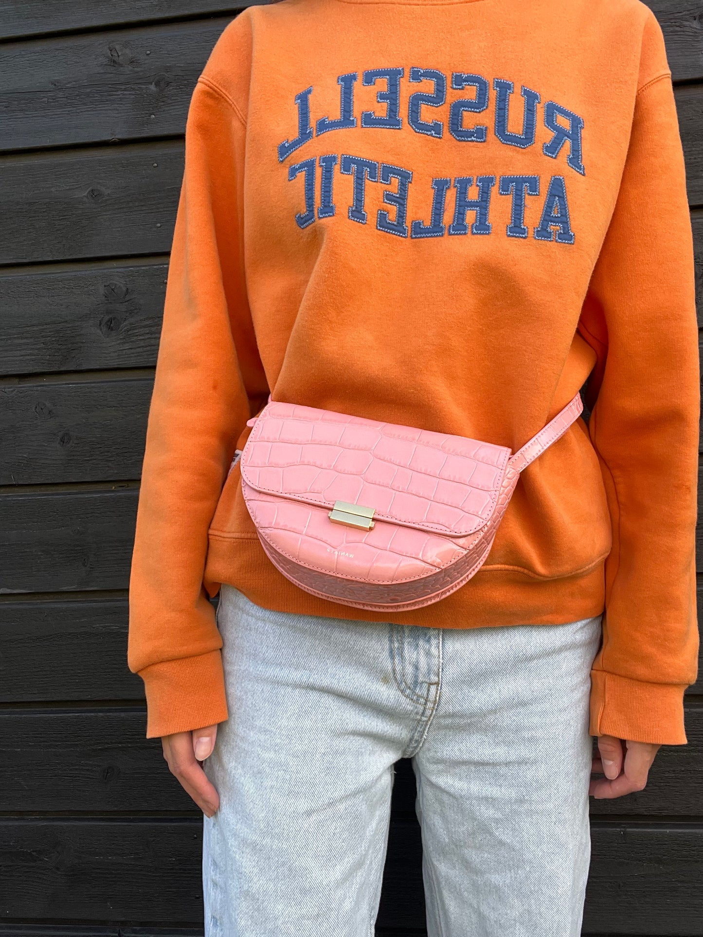 Leather handbag