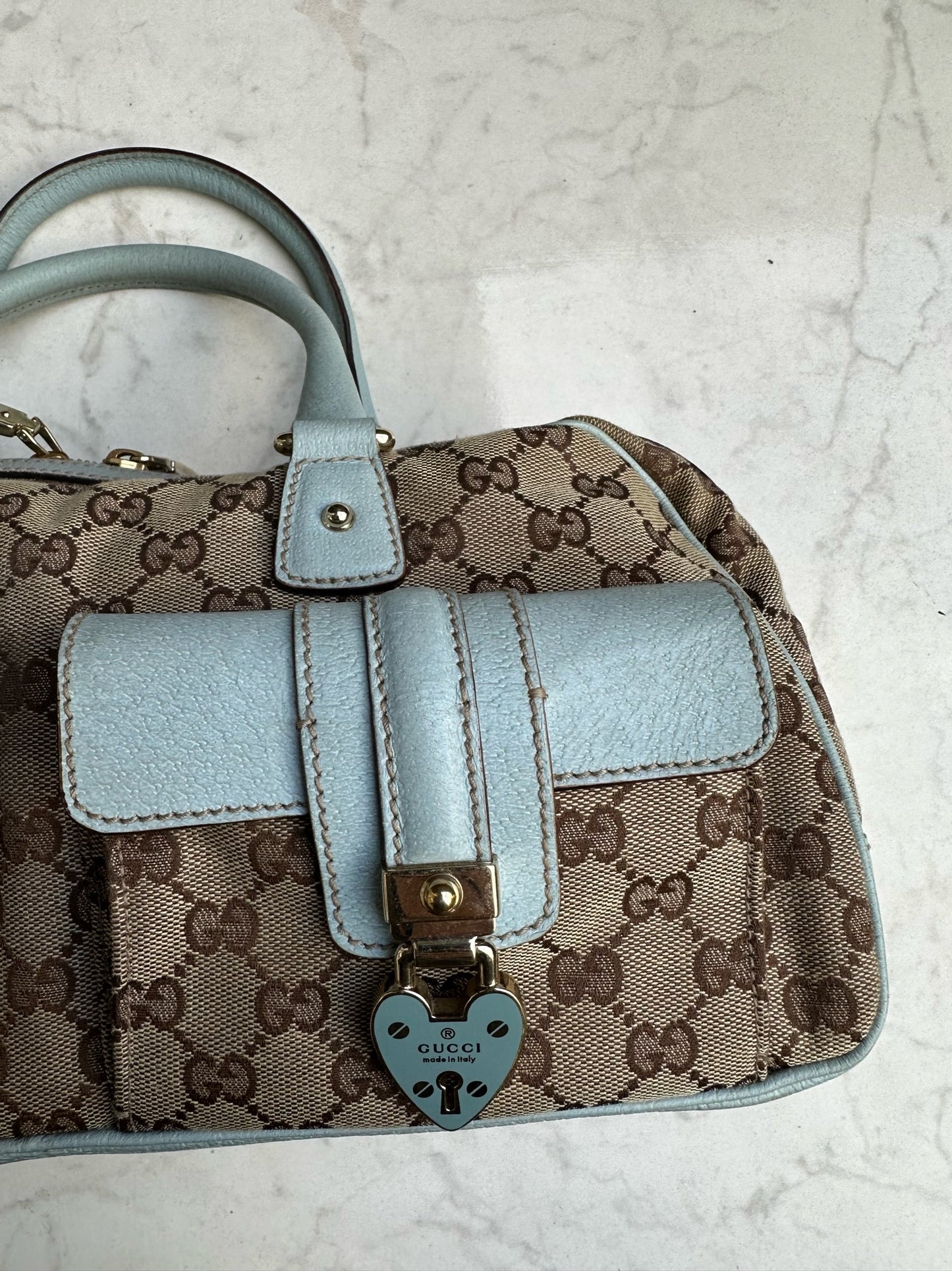 Vintage monogram canvas bag