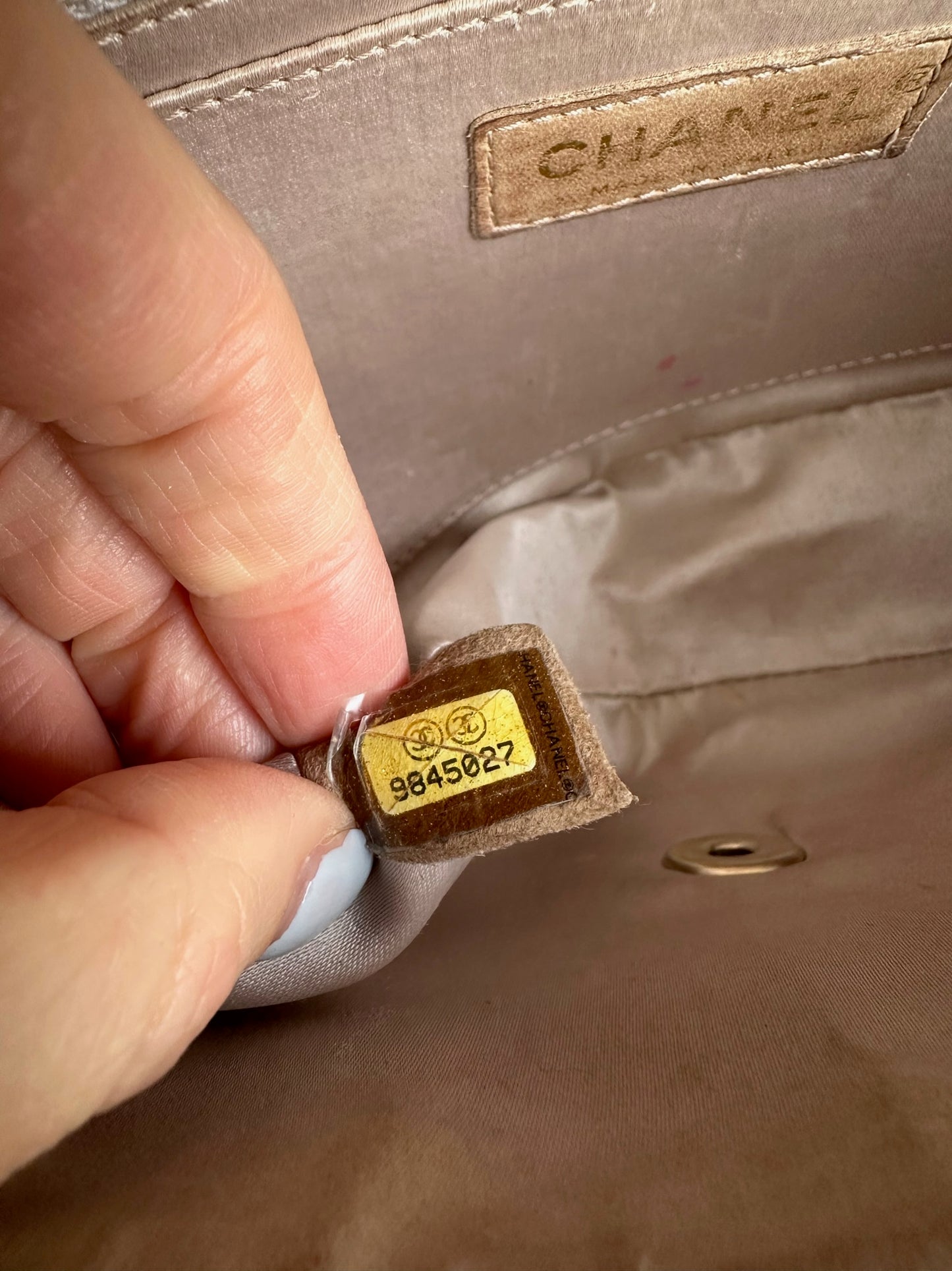Denim canvas bag