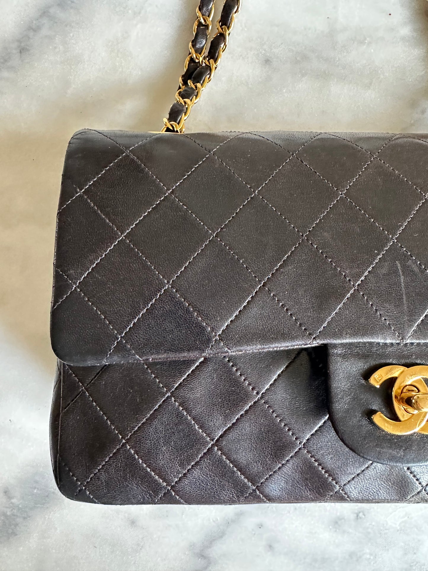 Chanel medium Classic double flap bag black