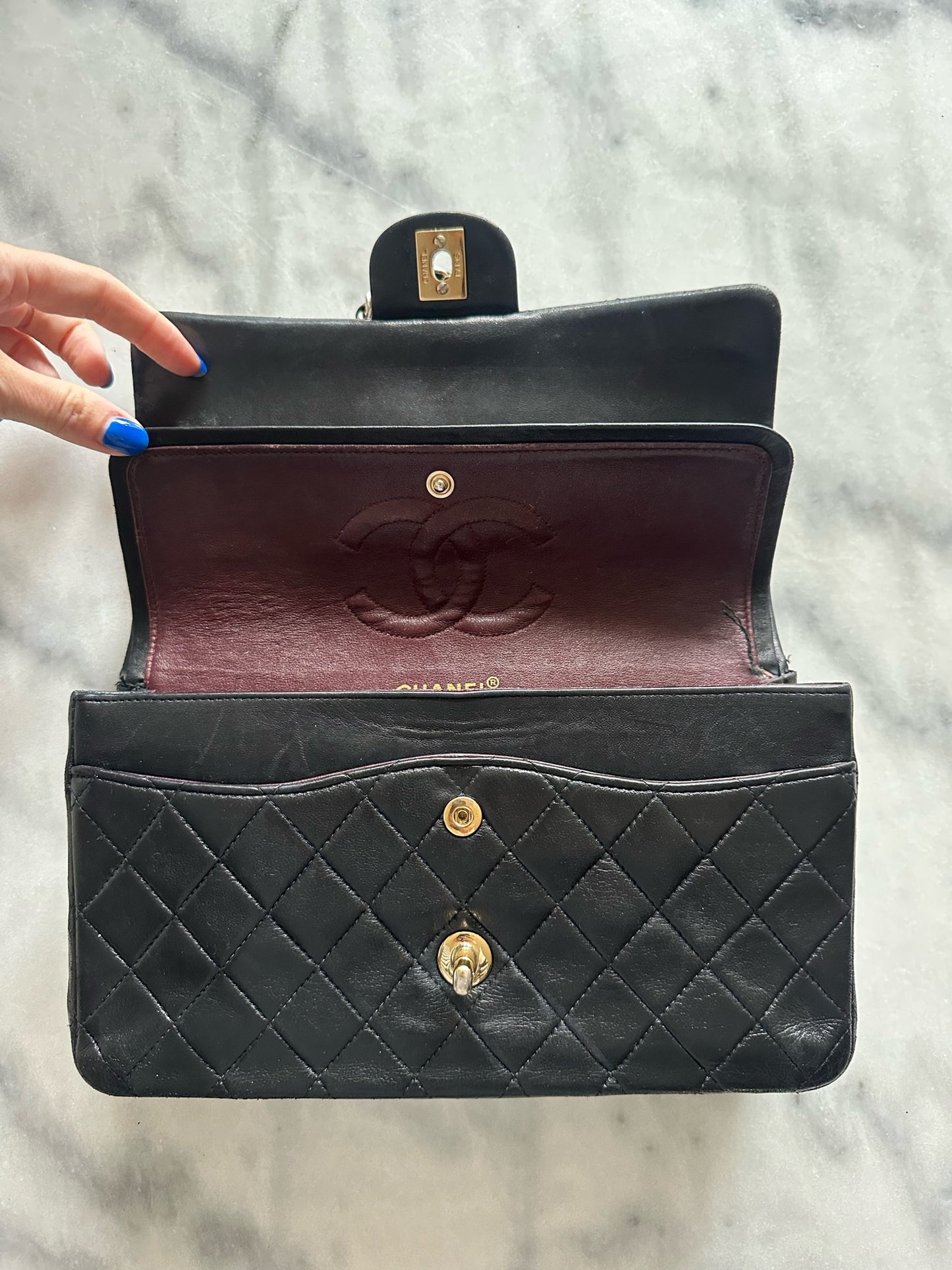 Classic double flap