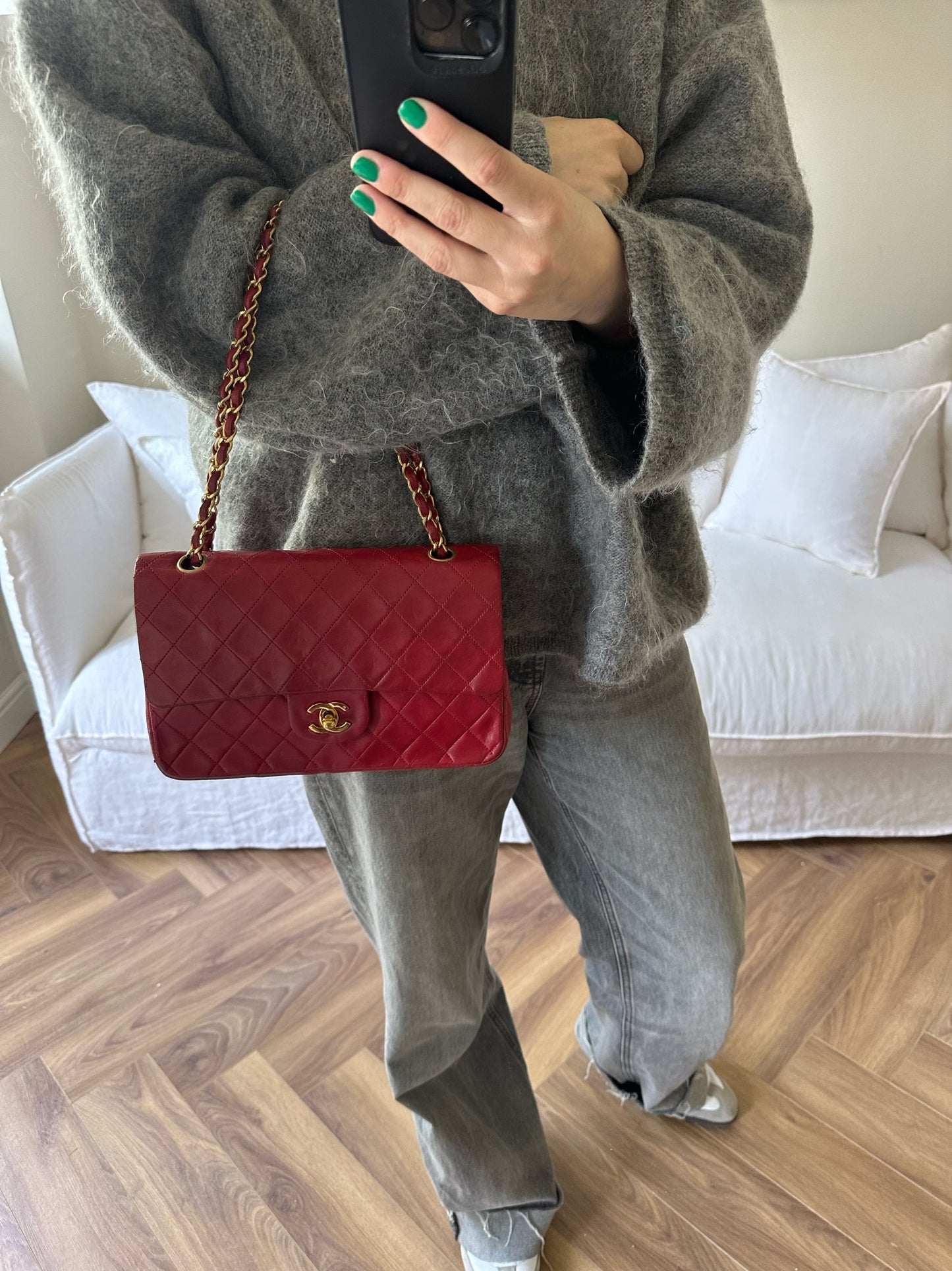 Classic medium double flap