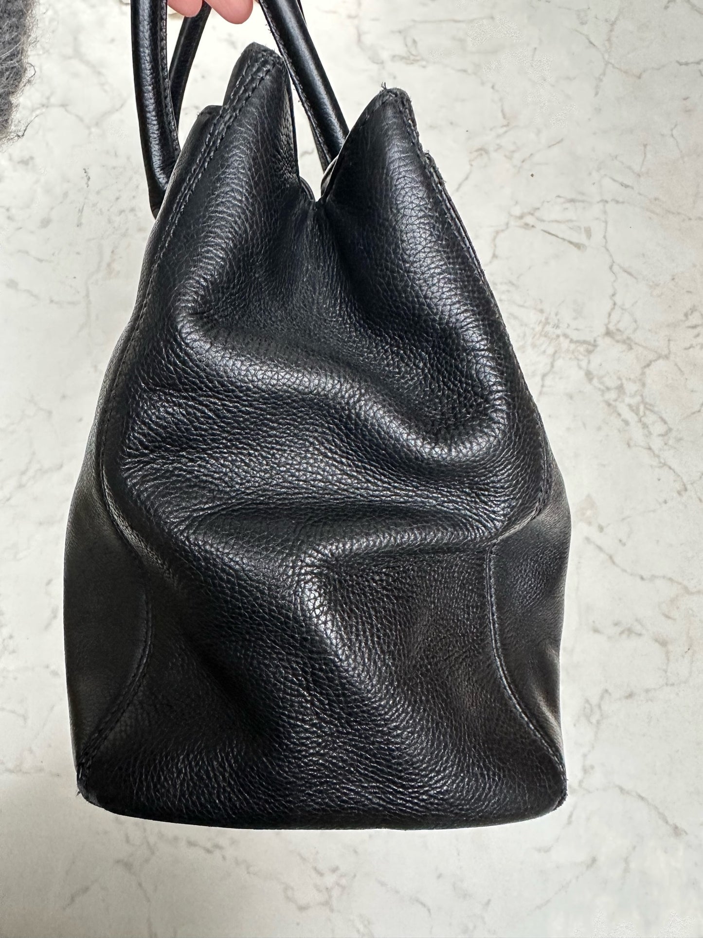 Leather handbag