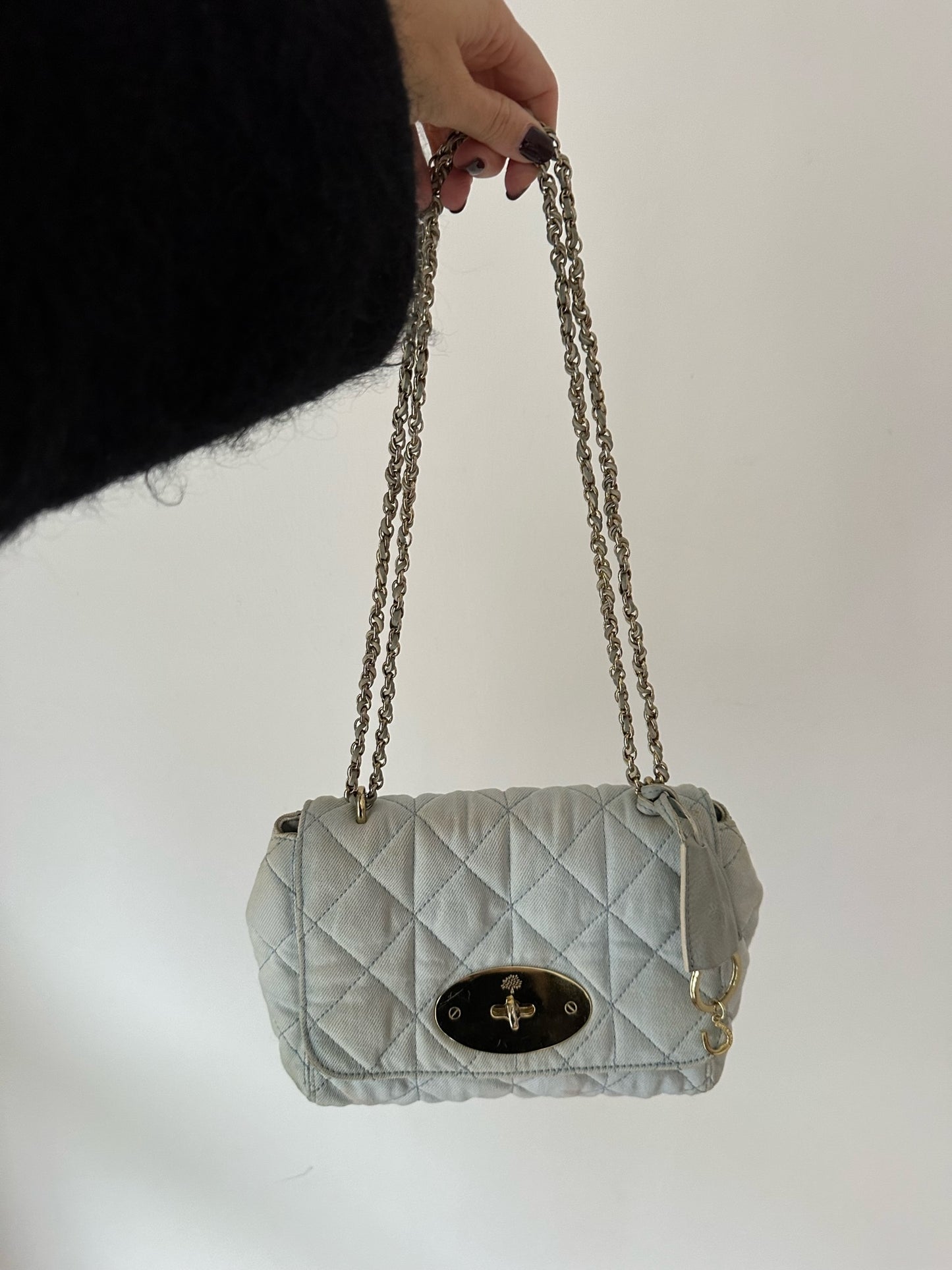 Lily bag in blue denim
