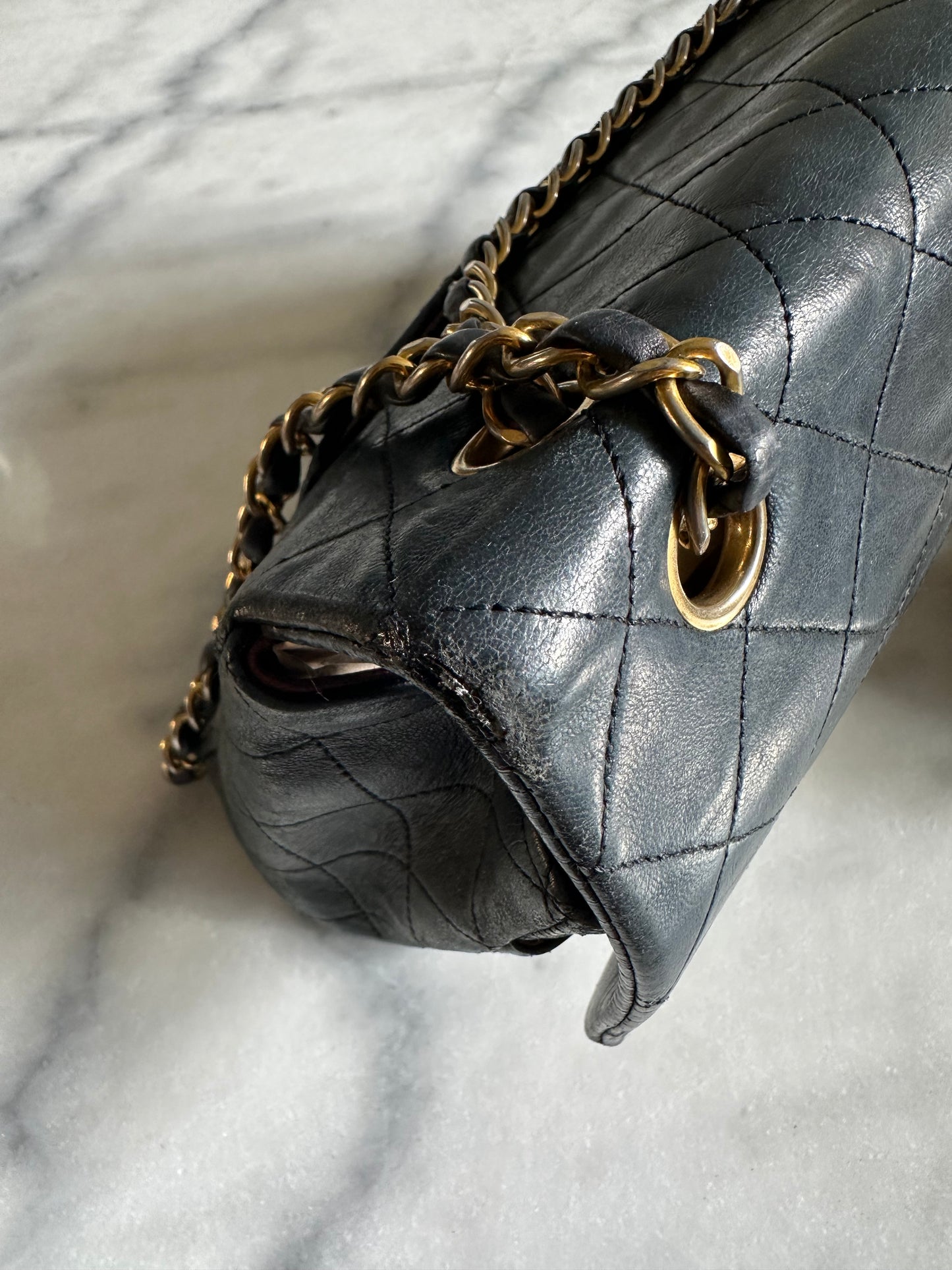 Chanel medium Classic double flap bag black