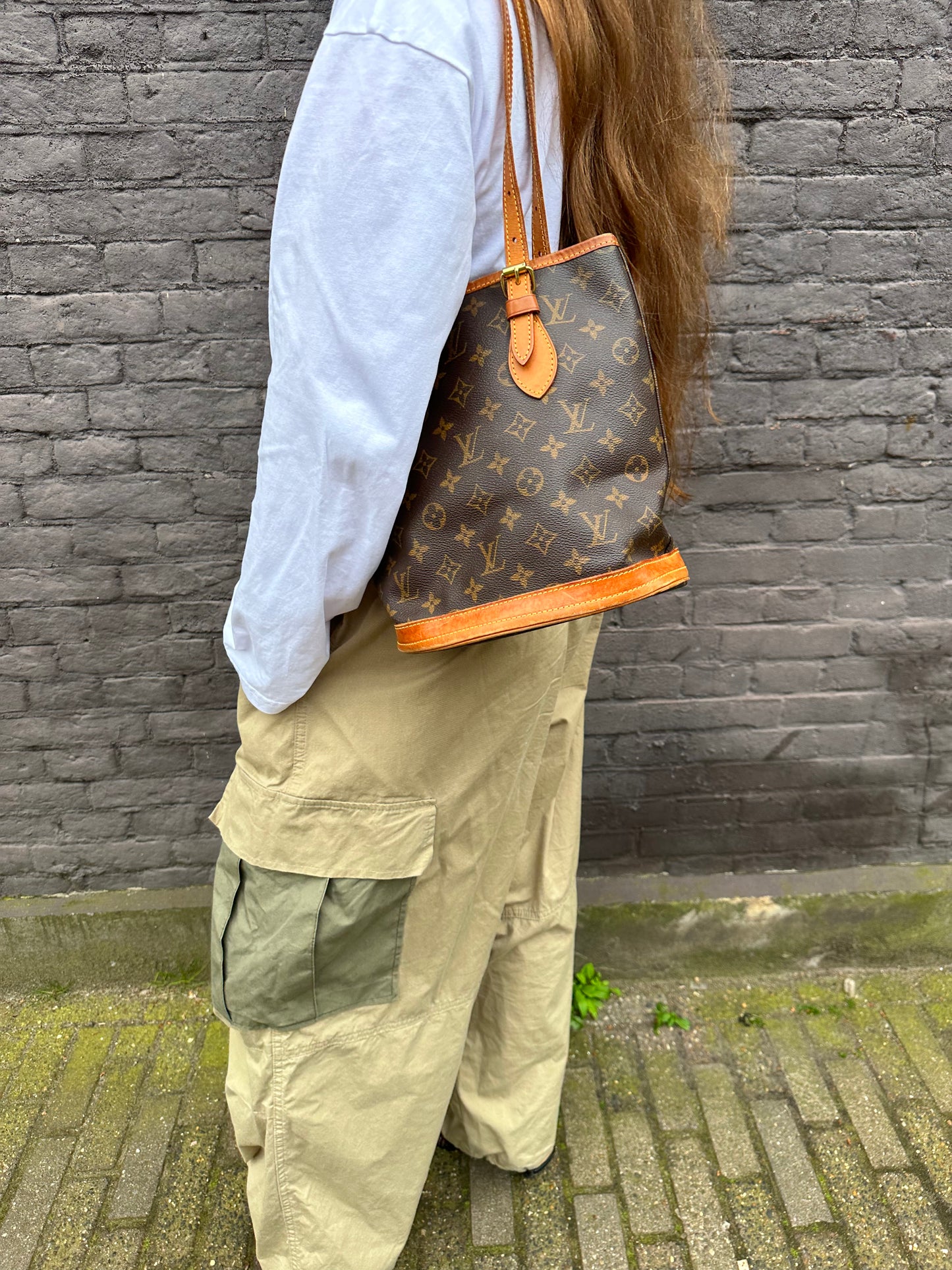 Vintage bucket PM bag