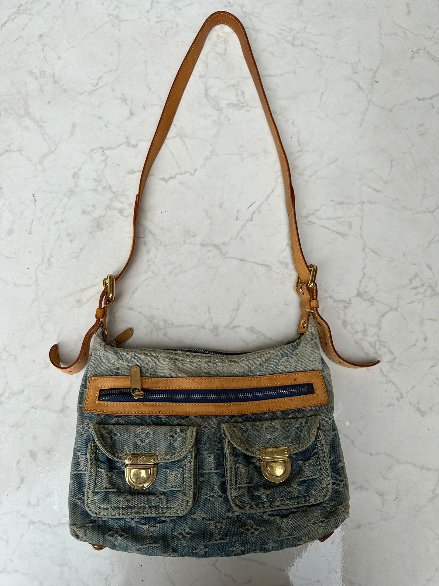 Vintage denim bag