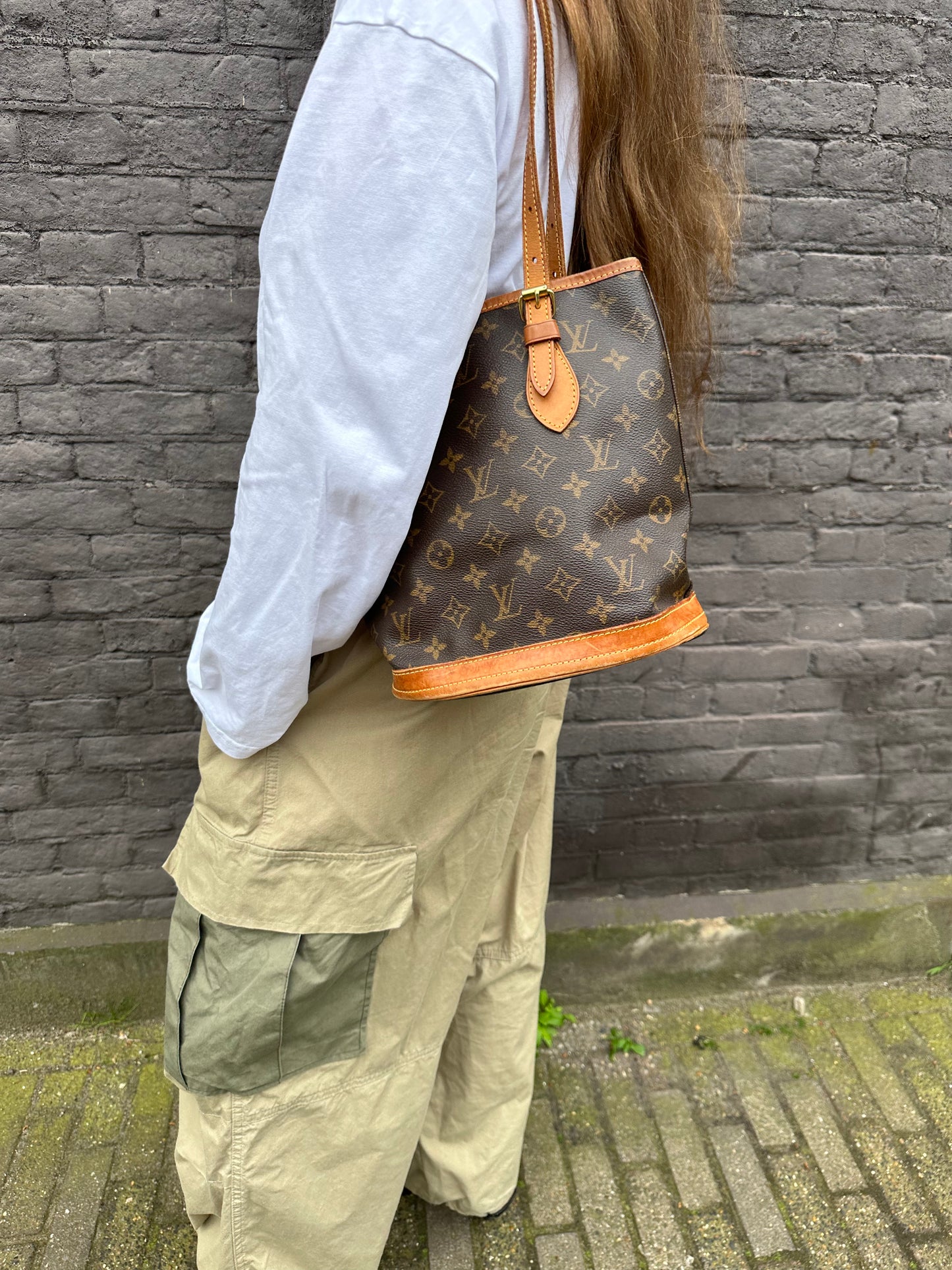 Vintage bucket PM bag