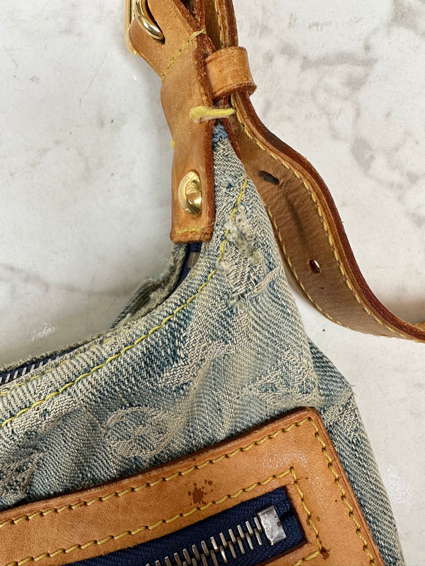 Vintage denim bag