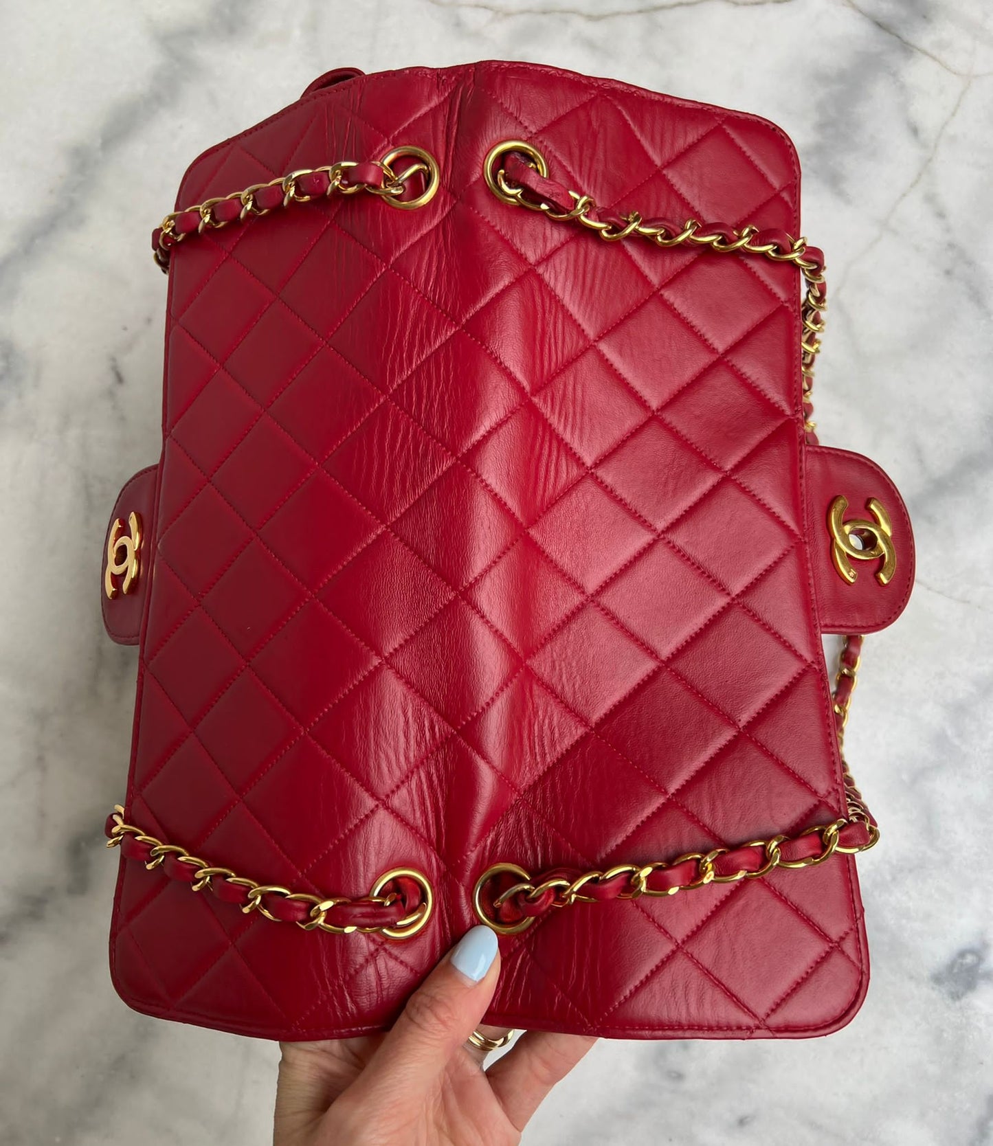 Vintage double closure jumbo