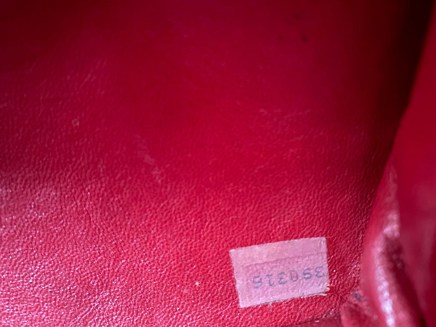 Leather flap bag