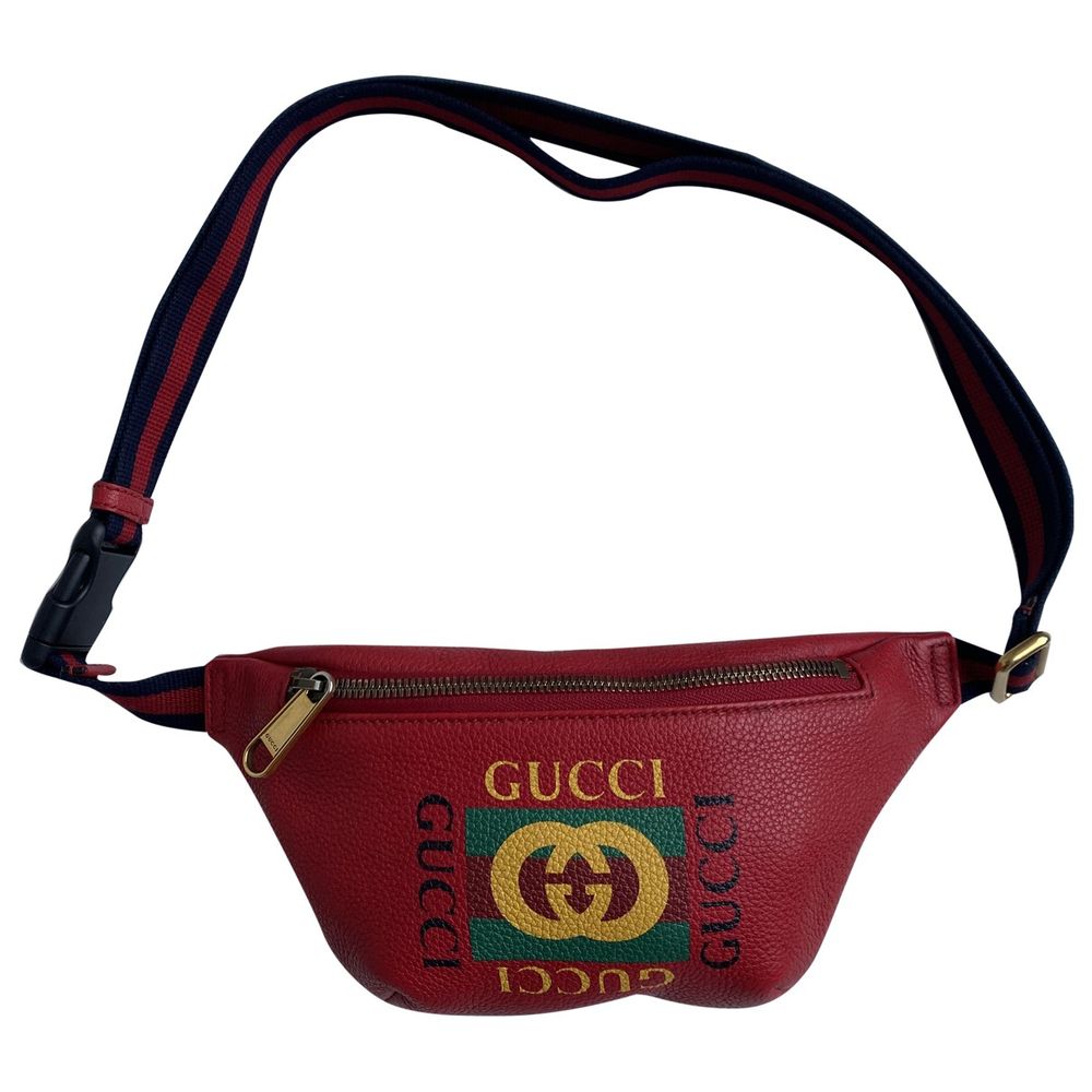 Leather clutch bag